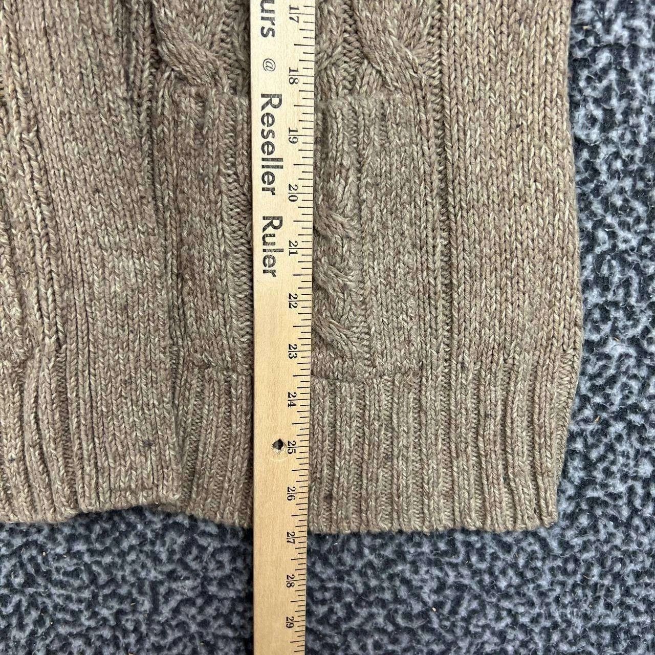 St. Johns Bay St Johns Bay Cardigan Sweater XL Cable Knit Full Snap Jacket Size XL / US 12-14 / IT 48-50 - 3 Thumbnail