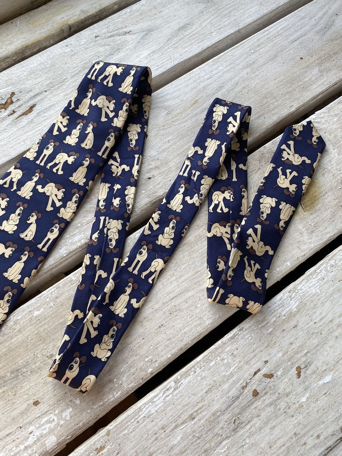 Cartoon Network × Vintage Wallace And Gromit 1989 vintage Tie Size ONE SIZE - 5 Thumbnail