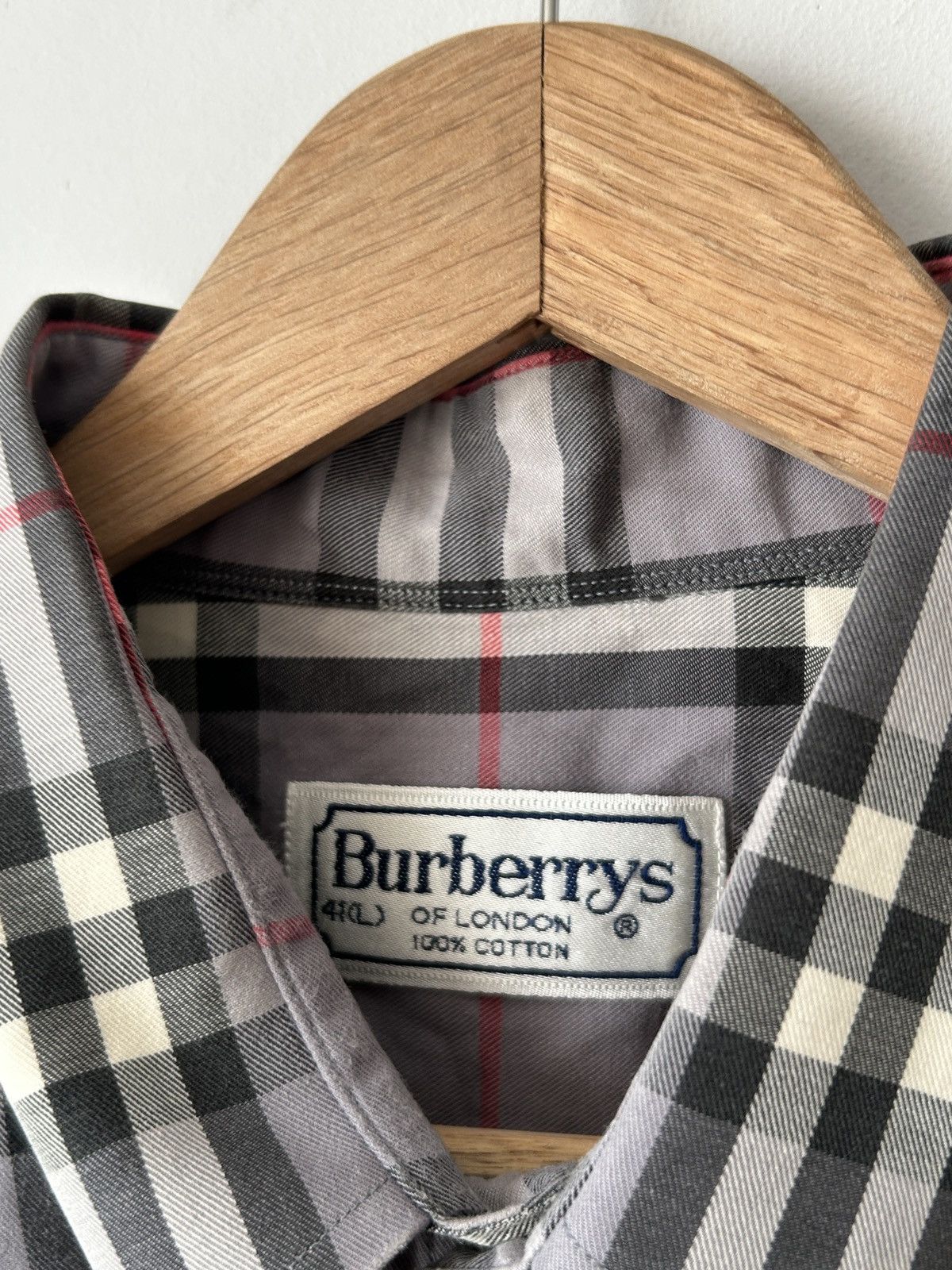 Burberry BURBERRY Nova check shirt grey Size US L / EU 52-54 / 3 - 4 Thumbnail