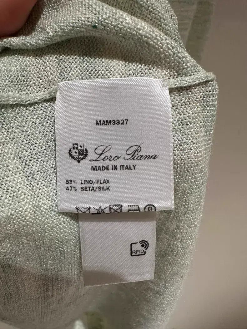 Loro Piana Loro Piana Ladies Linen Knit T-Shirt Size S / US 4 / IT 40 - 4 Thumbnail