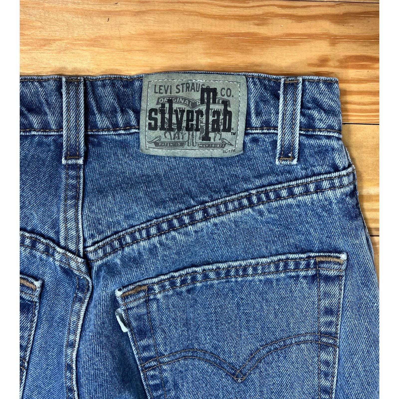 Levi's Levi's Silvertab Men's Loose Blue Jeans 29 x 32 USA Made Size US 29 - 2 Thumbnail
