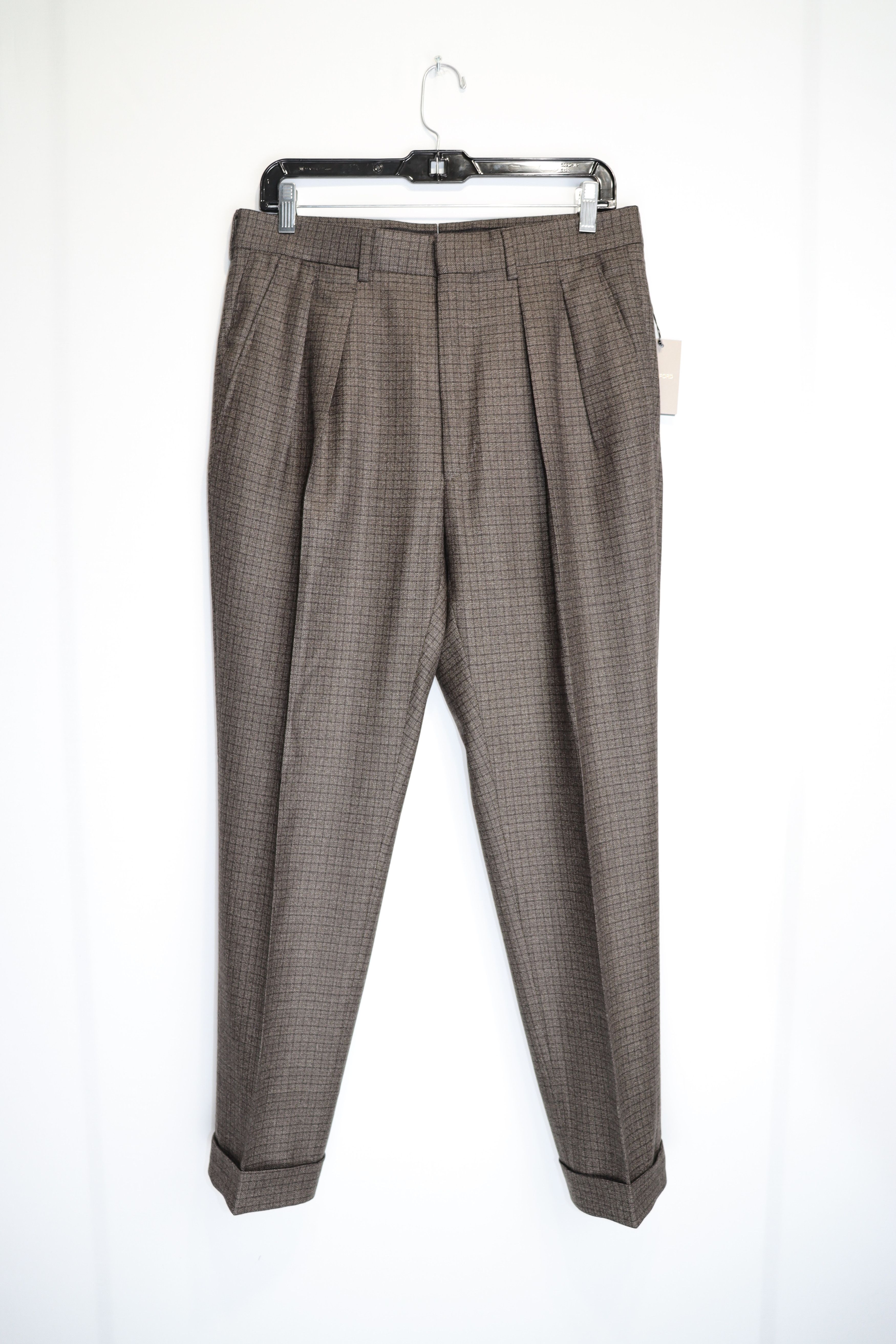 Tom Ford o1rshd1 Houndstooth Formal Pants in Brown Size US 30 / EU 46 - 3 Thumbnail