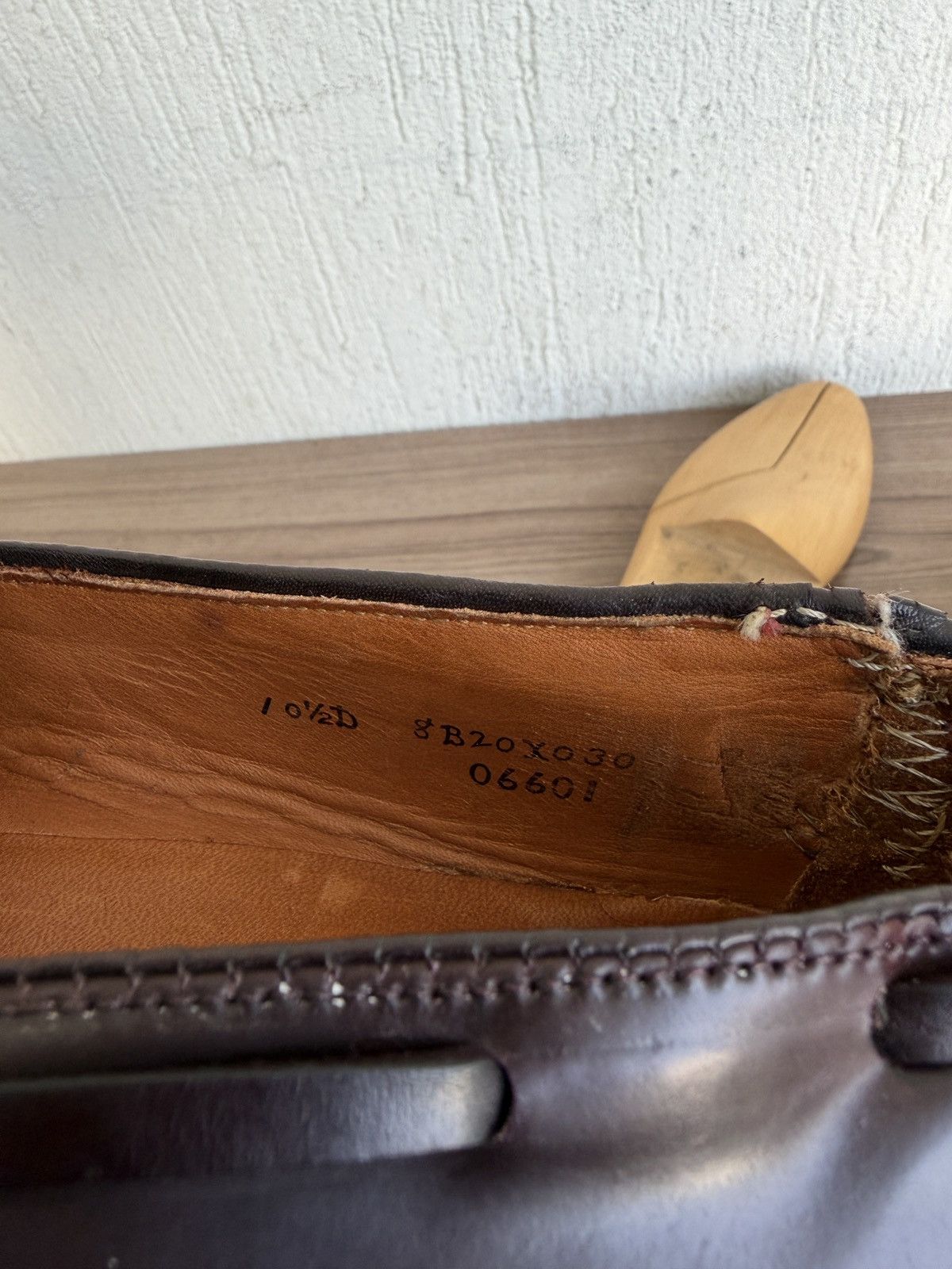 Alden Burgundy shell cordovan tassel loafers by brook brothers Size US 10.5 / EU 43-44 - 16 Thumbnail
