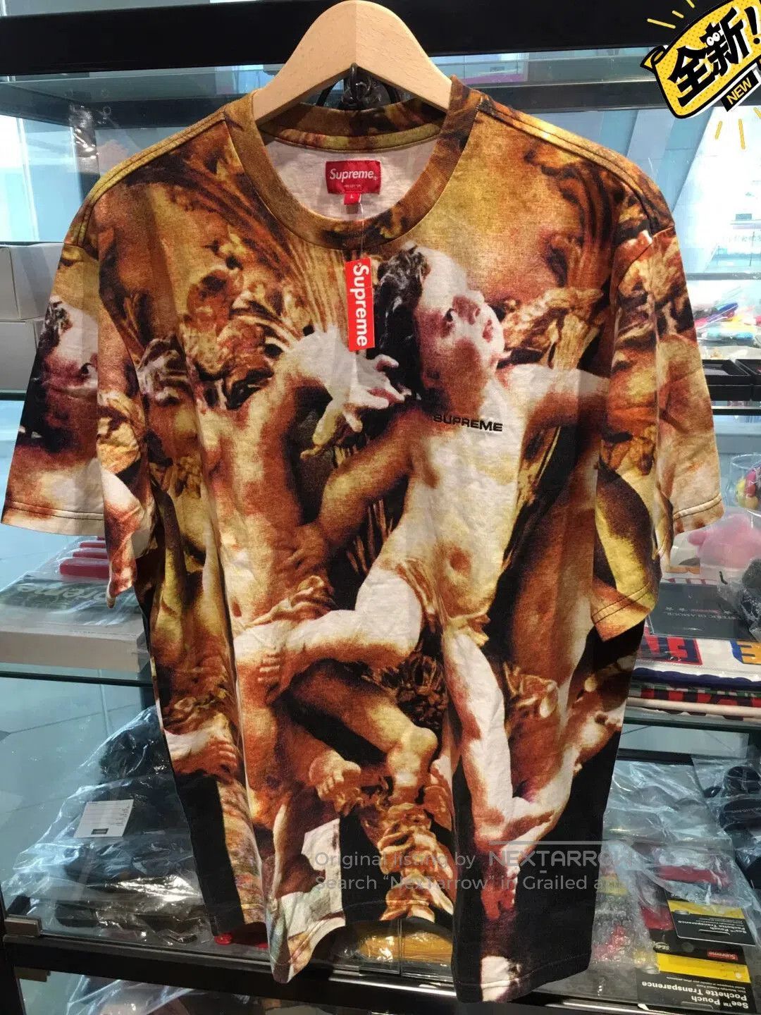 Supreme supreme oil painting angel short sleeve tee. Size US M / EU 48-50 / 2 - 1 Thumbnail