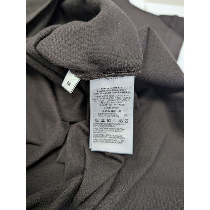 Bottega Veneta o1rshd1 New Dry Piquet Cotton Polo Shirt in Fondente Size US M / EU 48-50 / 2 - 17 Thumbnail