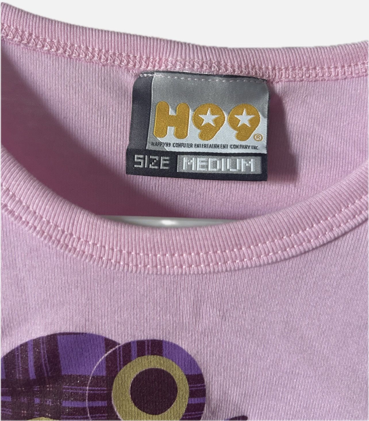 Happy99 Happy99 REM Portrait Baby Tee - Pink Size M / US 6-8 / IT 42-44 - 2 Thumbnail