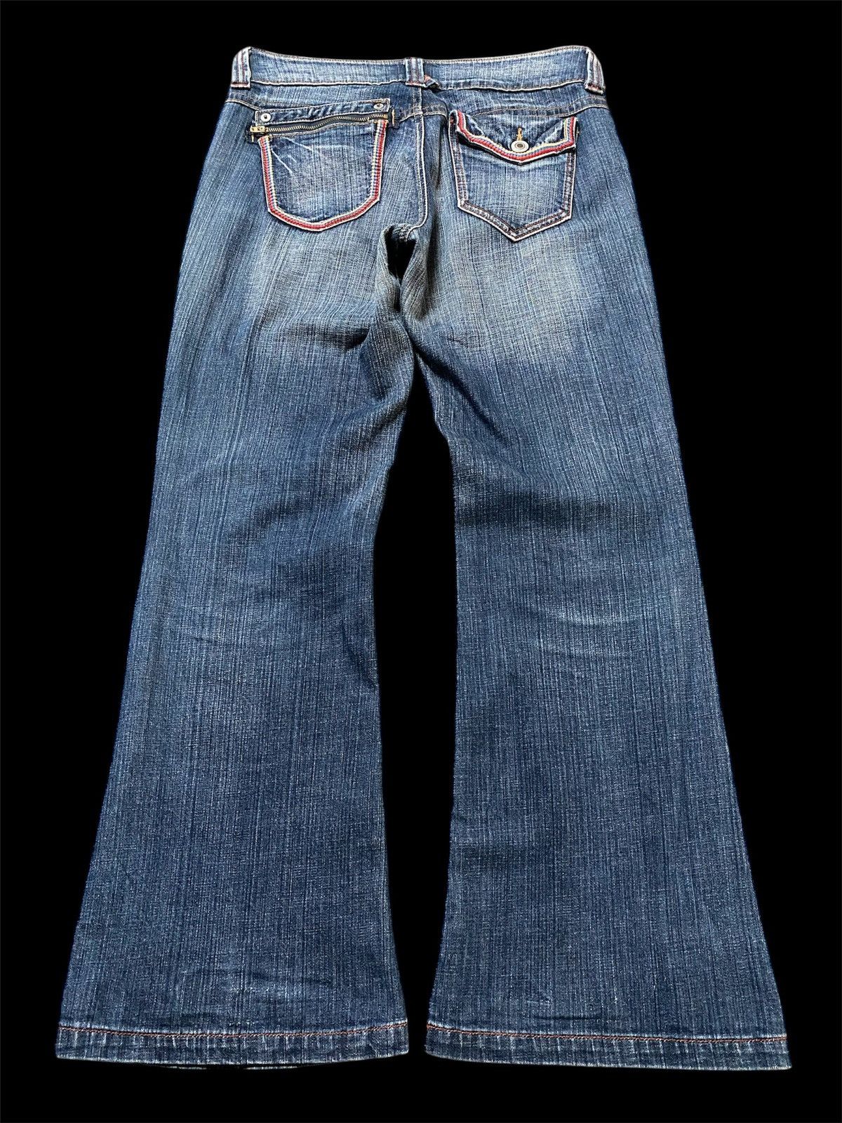 Hysteric Glamour × If Six Was Nine × Japanese Brand Flare Jeans Japanese Unknown Distressed Denim Flared @41 Size US 32 / EU 48 - 1 Thumbnail