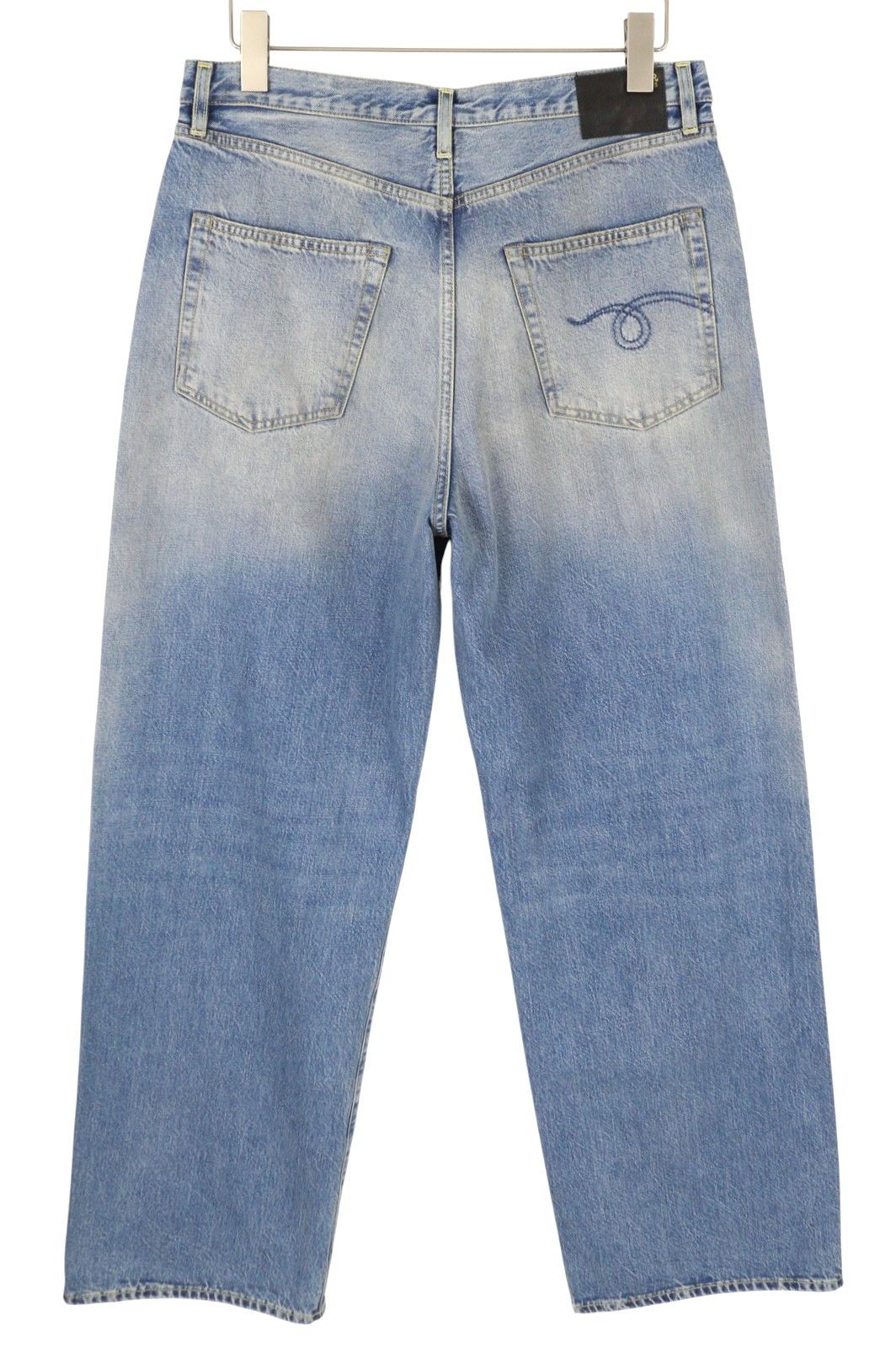 R13 D'ARCY LOOSE 33 Veiled Blue Whiskers Faded Zip SS25 86835 Size US 33 - 4 Thumbnail