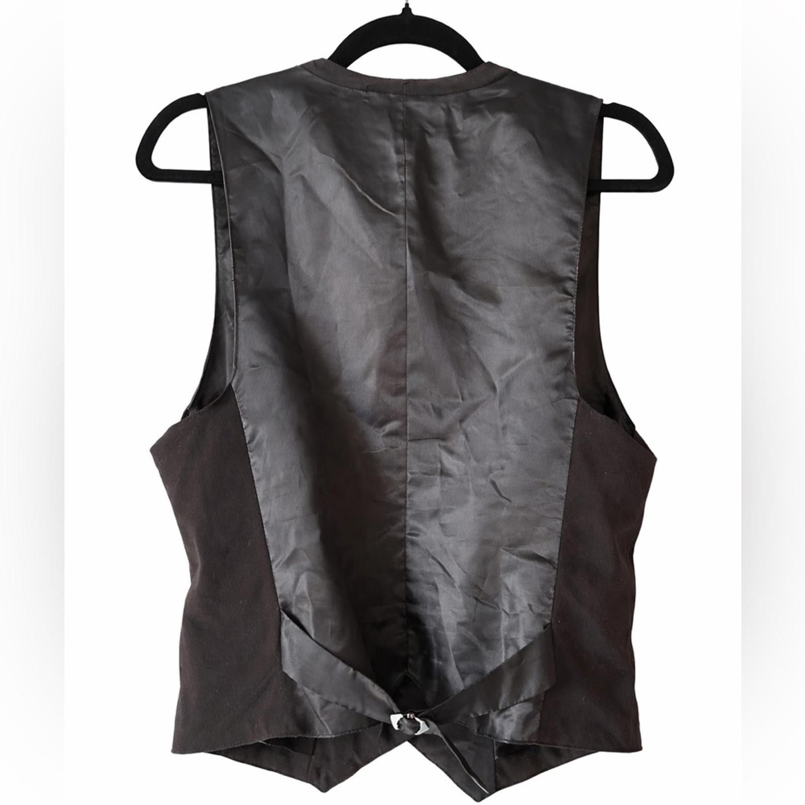 Other Norma Kamali Black Tailored Vest Sleeveless Waistcoat Size L / US 10 / IT 46 - 3 Thumbnail