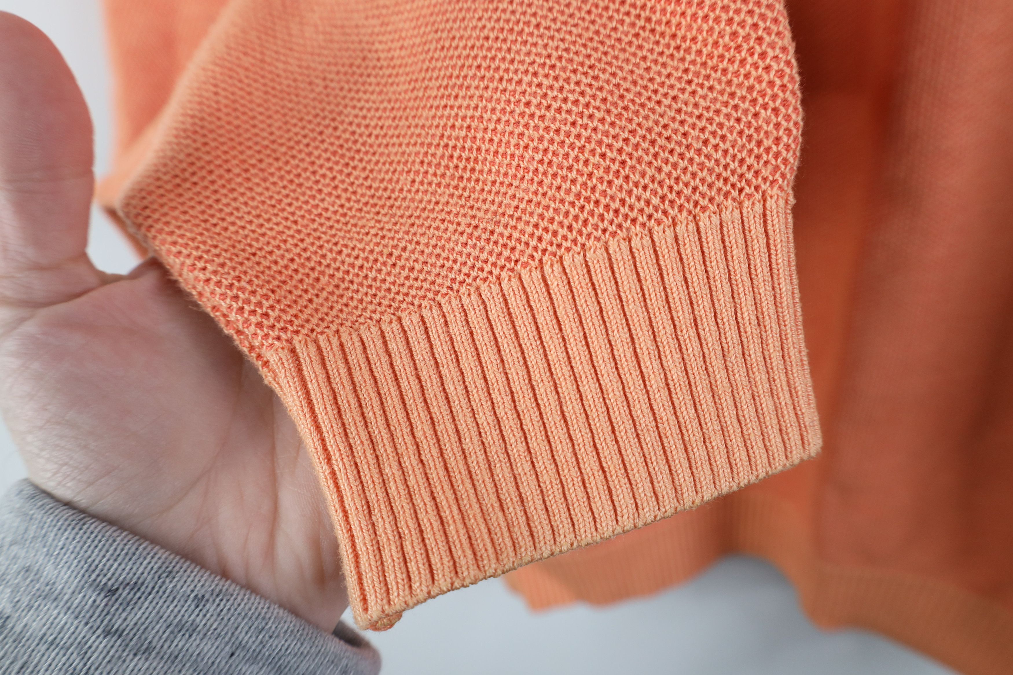 St. Croix Vintage 90s St Croix Knits Knit V-Neck Sweater Orange USA Size US XL / EU 56 / 4 - 6 Thumbnail