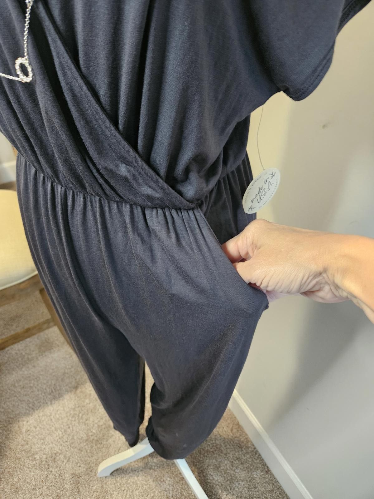 Designer Nwt You Got This Jumper - Elegant Gray Jumpsuit for Women Size 36" / US 14 / IT 50 - 4 Thumbnail