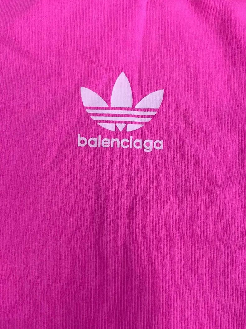 Balenciaga Balenciaga Striped Logo Print Crew Neck Short Sleeve Tee Size XS / US 0-2 / IT 36-38 - 3 Thumbnail