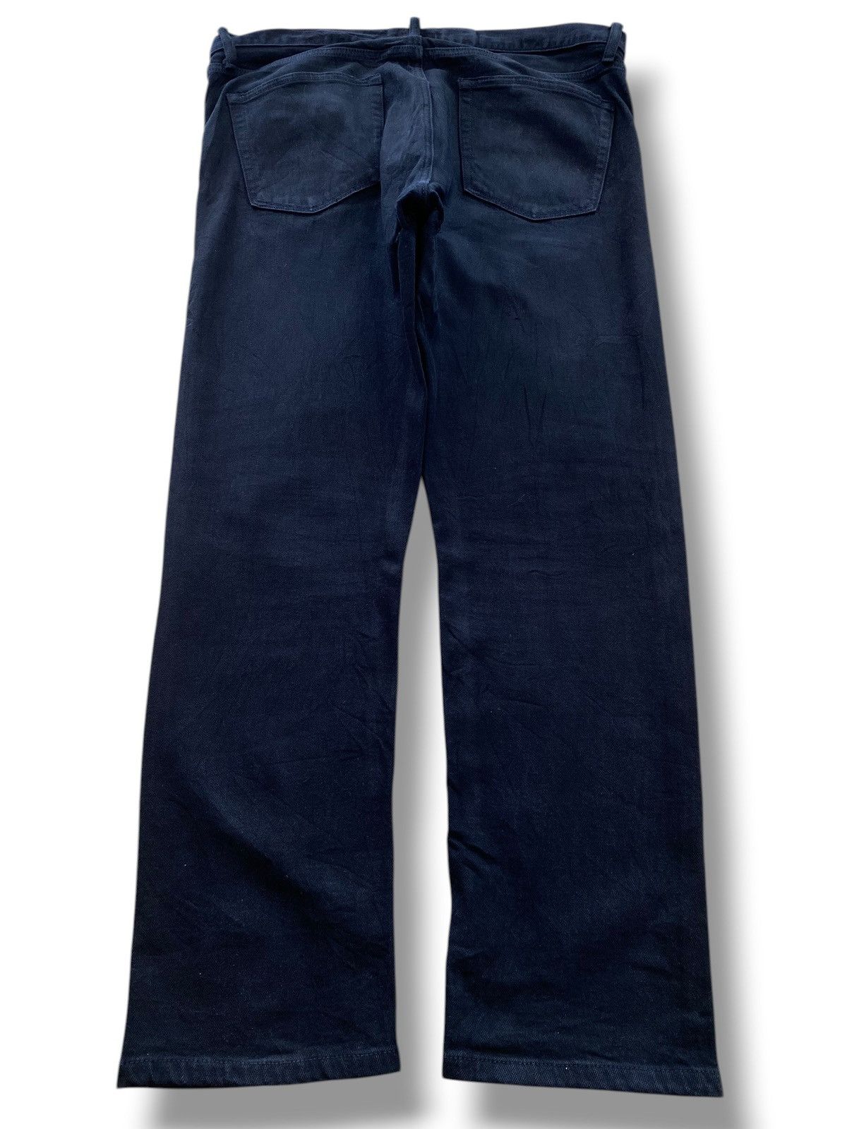 Uniqlo Uniqlo X Selvedge Black Wash Style Straight Leg Jeans Size US 36 / EU 52 - 3 Thumbnail