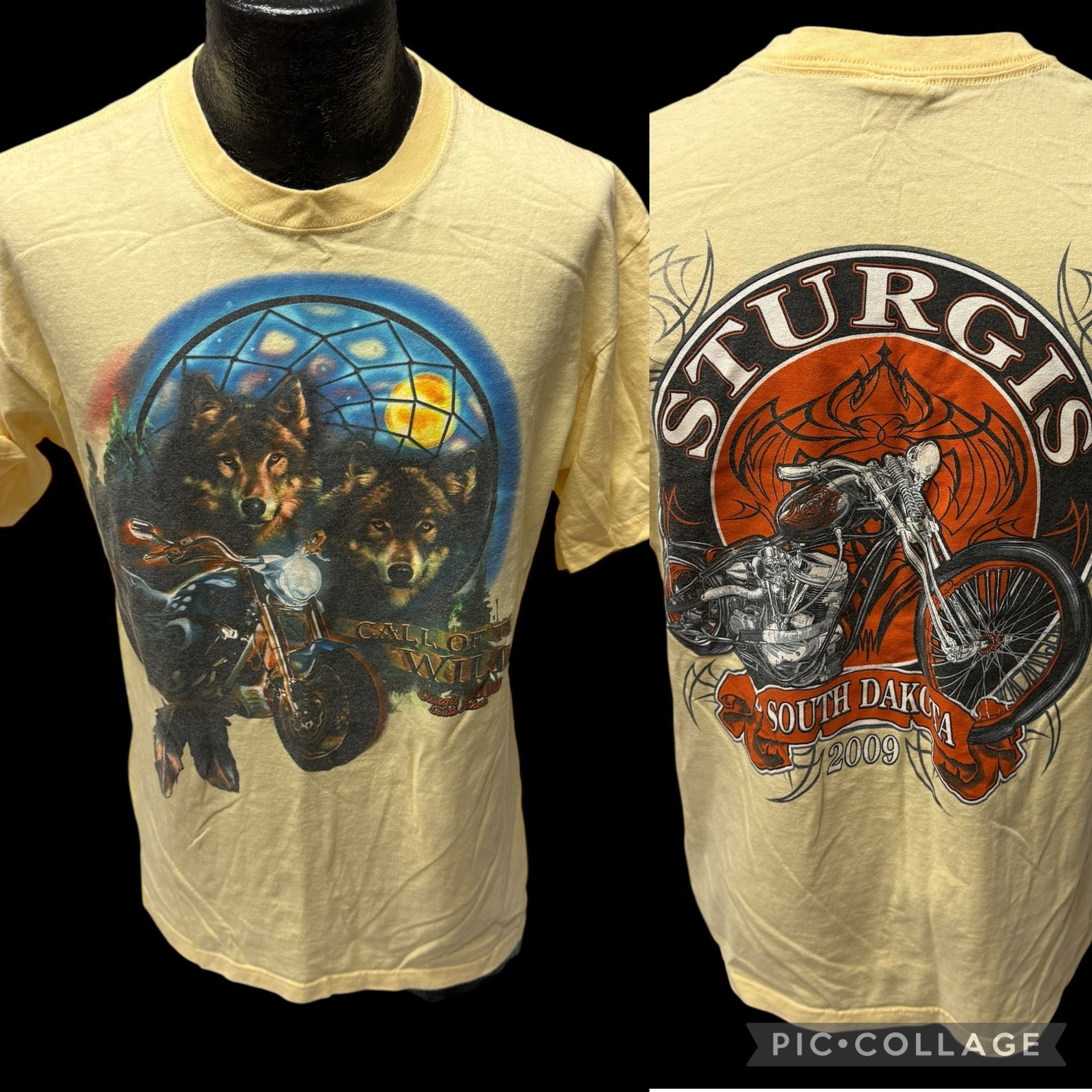 Anvil STURGIS SD Dream Catcher WOLF CALL of the WILD Biker T Shirt Size US L / EU 52-54 / 3 - 1 Thumbnail