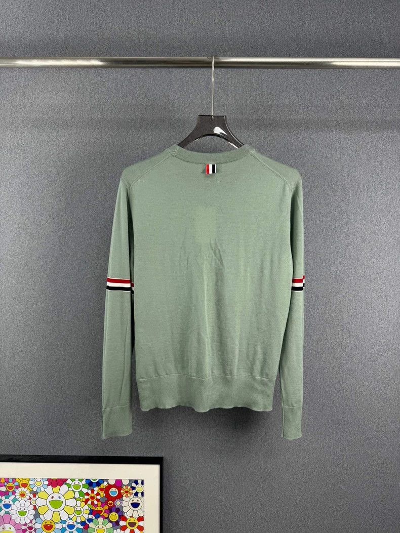 Thom Browne Thom Browne Double armband colored striped knit sweater Size US L / EU 52-54 / 3 - 2 Thumbnail