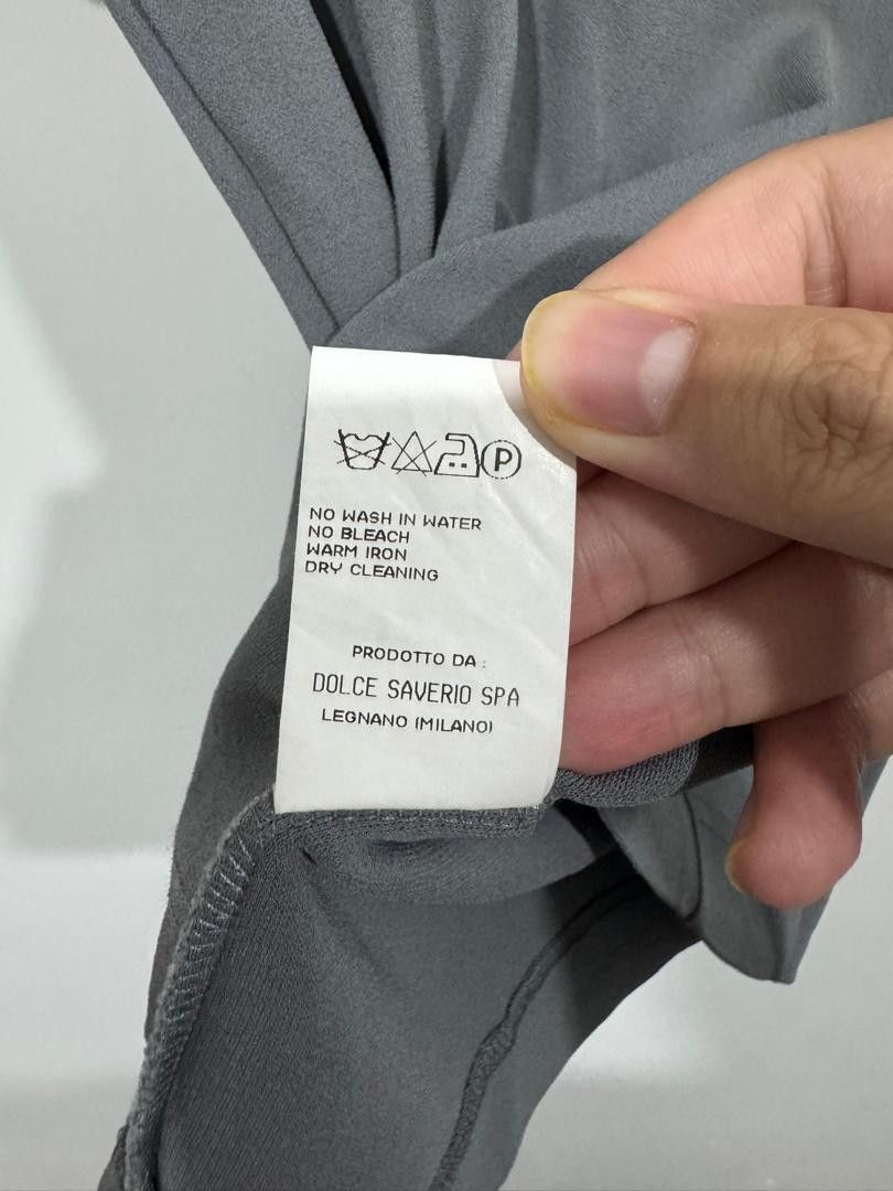 Dolce & Gabbana Vintage Dolce & Gabbana Plain Grey Tee Size M / US 6-8 / IT 42-44 - 4 Thumbnail
