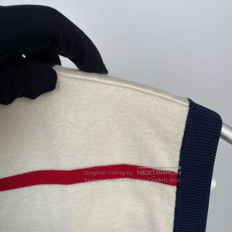 Louis Vuitton Louis Vuitton Knitted vest with red, white and blue stripe Size XS / US 0-2 / IT 36-38 - 6 Thumbnail