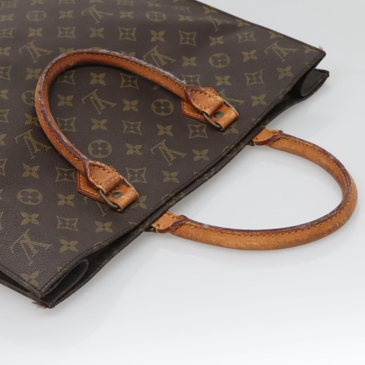 Louis Vuitton LOUIS VUITTON Monogram Sac Plat Hand Bag M51140 Size ONE SIZE - 6 Thumbnail