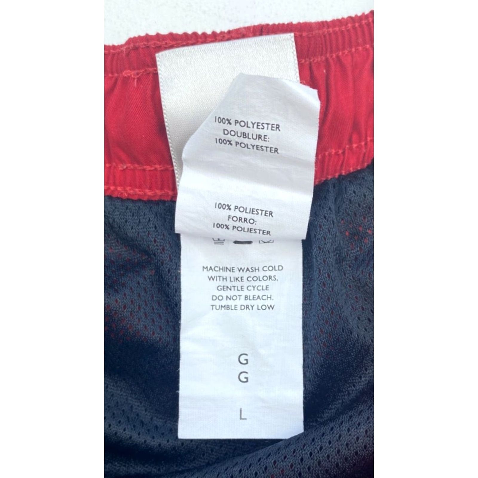 Nike Nike Men's Vintage Y2K Swim Shorts Sz L Black Red - Lined Bottom Beach 100% Polyester Swimsuit Bottoms Vintage Nike Mens Swim Shorts L Beach Theme Size US 33 - 6 Thumbnail