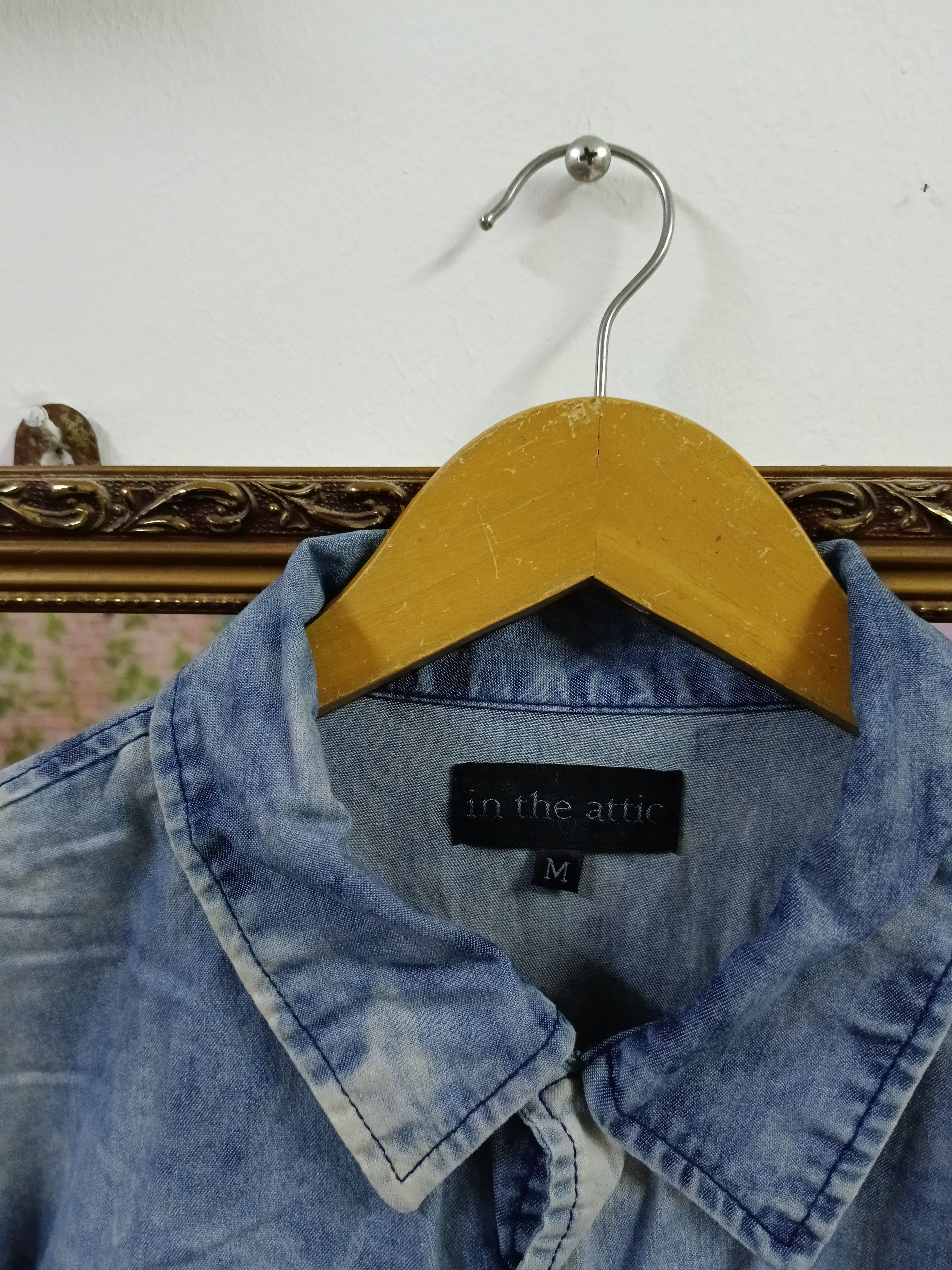 In The Attic SICK IN THE ATTIC POEM PACTHWORK BUTTON UP Size US M / EU 48-50 / 2 - 5 Thumbnail