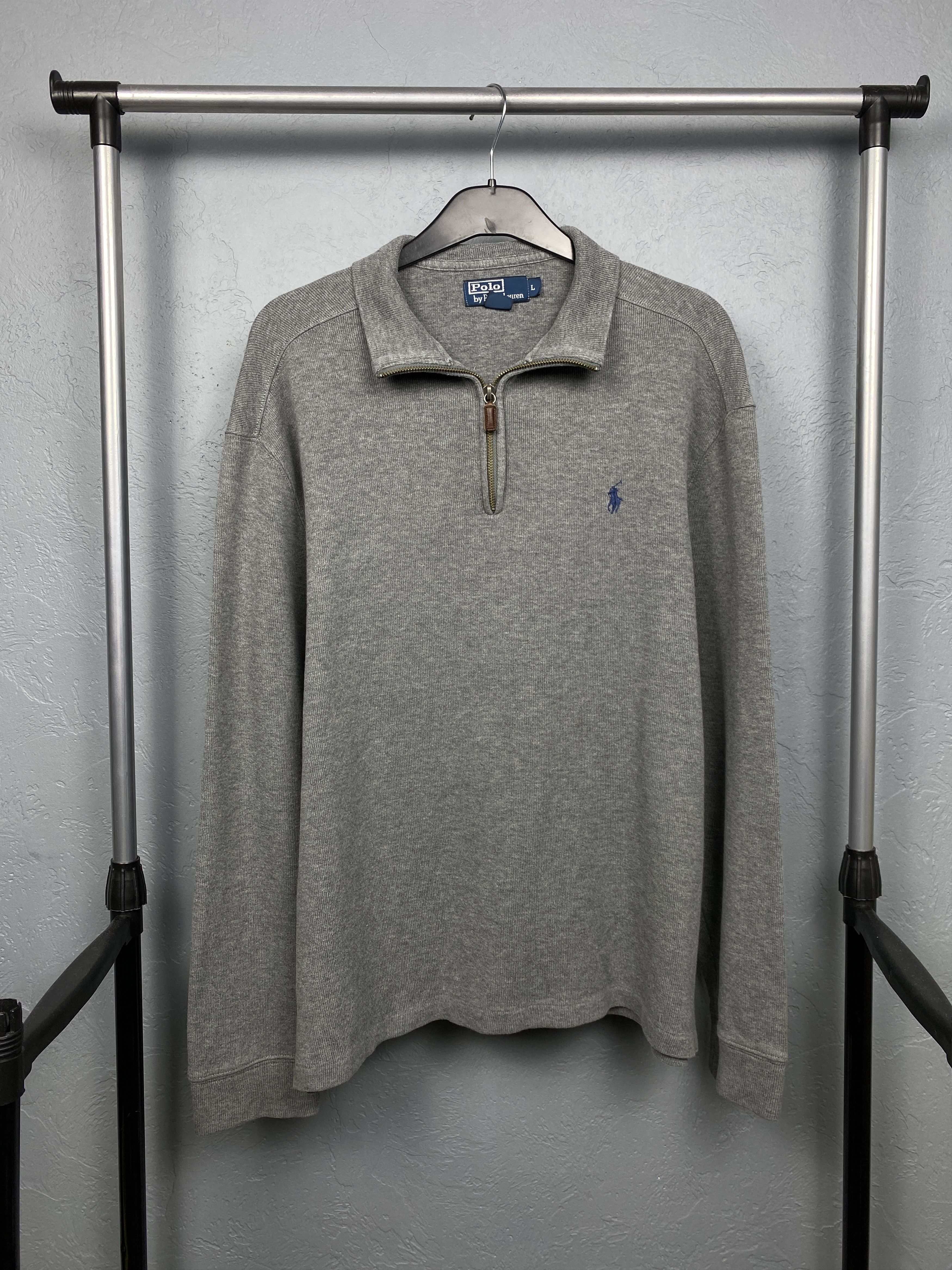 Polo Ralph Lauren Vintage Mens Quarter 1\4 Zip Sweatshirt