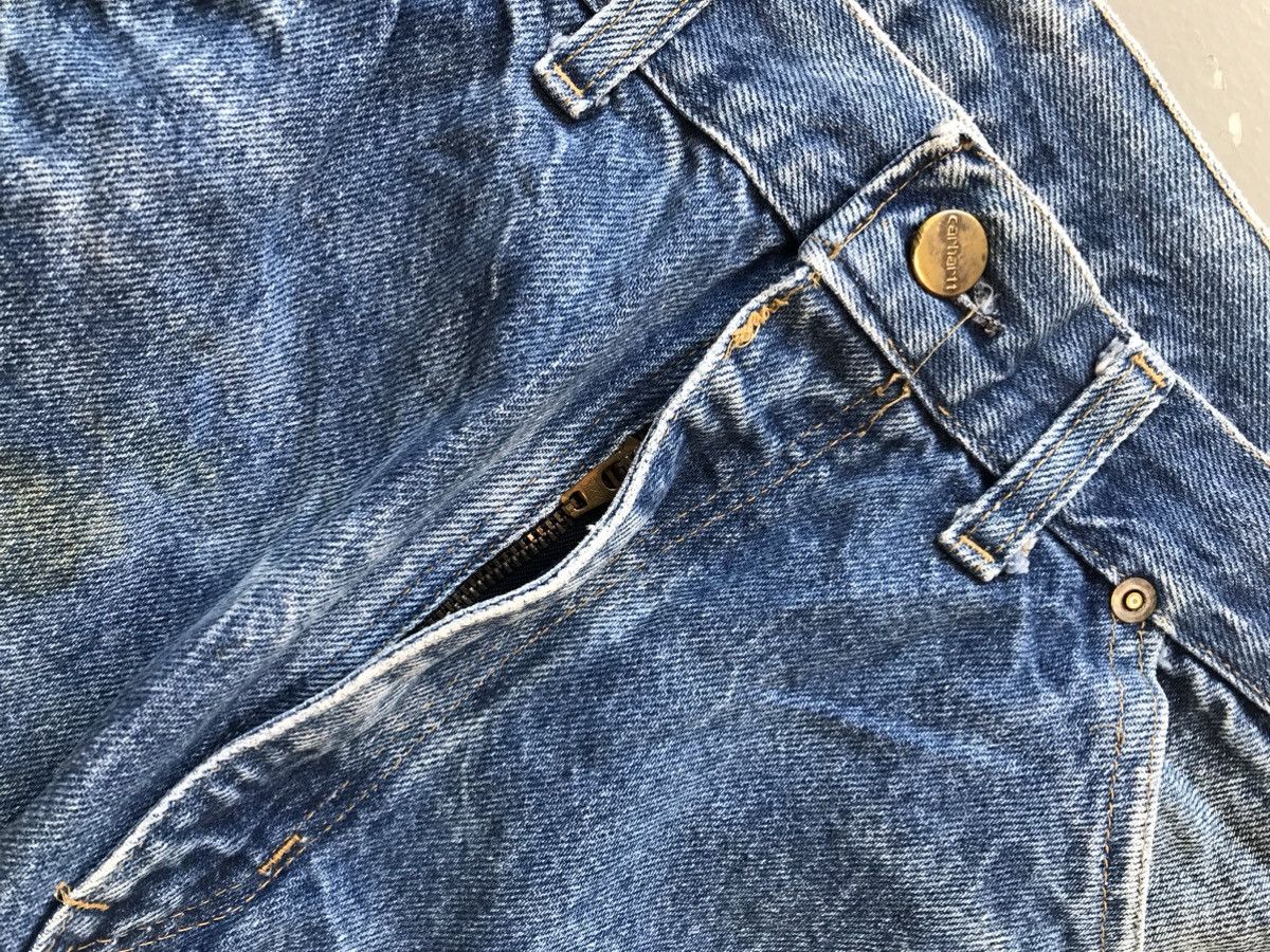 Carhartt × Vintage Vintage Carhartt b136 DST carpenter denim Size US 38 / EU 54 - 7 Thumbnail