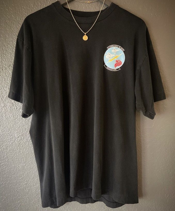 image of True Vintage “Singapore” Tee in Black, Men's (Size XL)