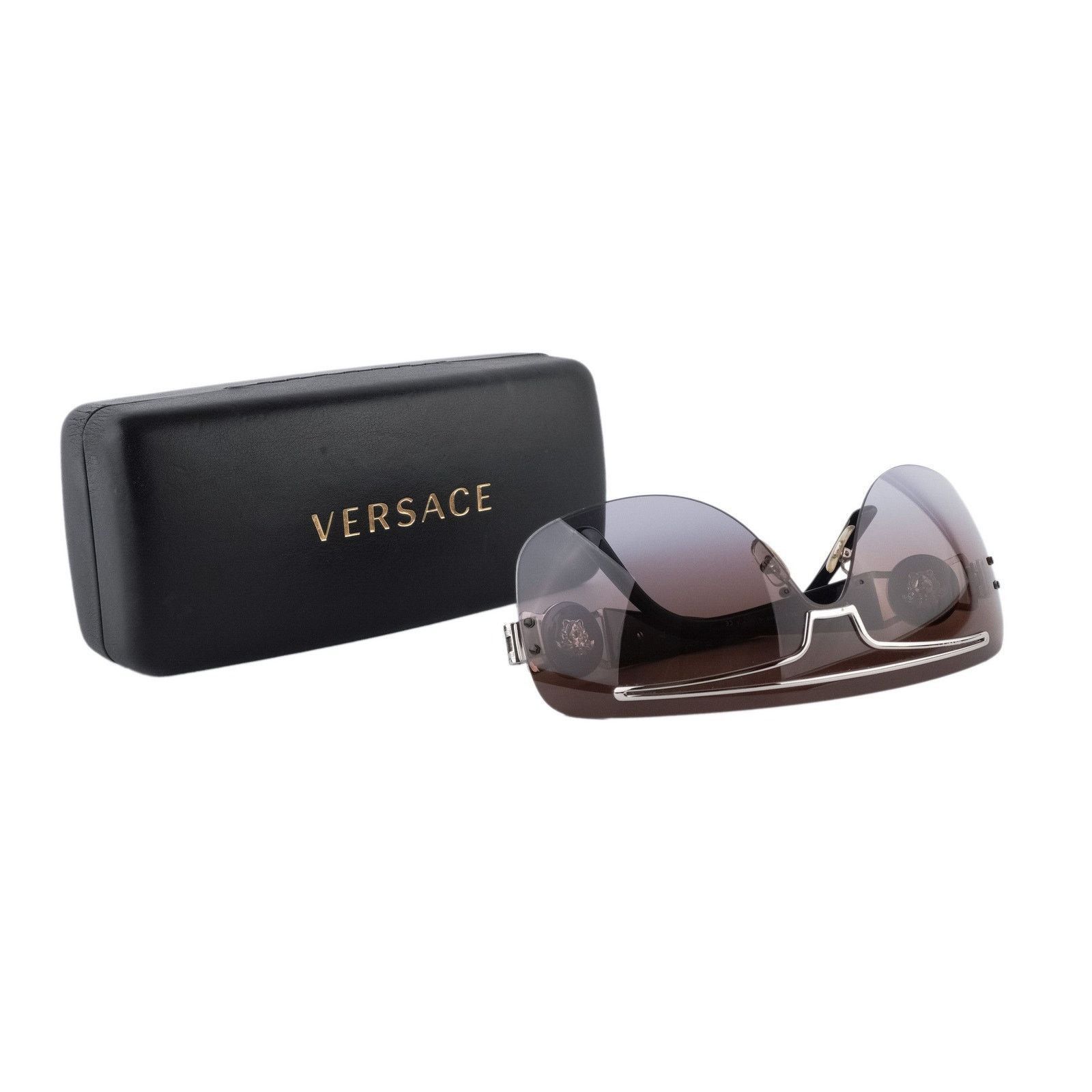 Versace Versace Medusa Logo Rimless Gradient Shiled Mask Sunglasses Size ONE SIZE - 8 Thumbnail
