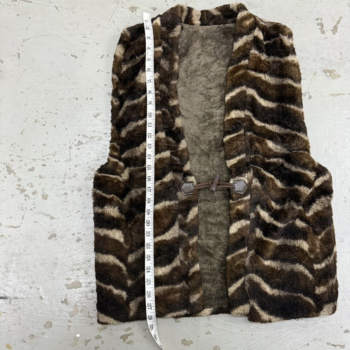 Vintage Rare Jennifer Lopez Style Fur Vest Y2K Size US L / EU 52-54 / 3 - 6 Thumbnail
