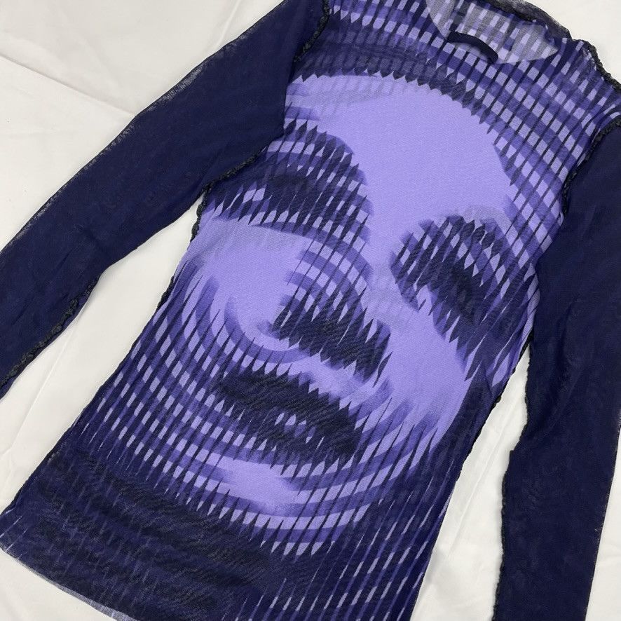 Jean Paul Gaultier AW2001 Jean Paul Gaultier Garbo/Dietrich Mesh Top Vintage Size US M / EU 48-50 / 2 - 3 Thumbnail