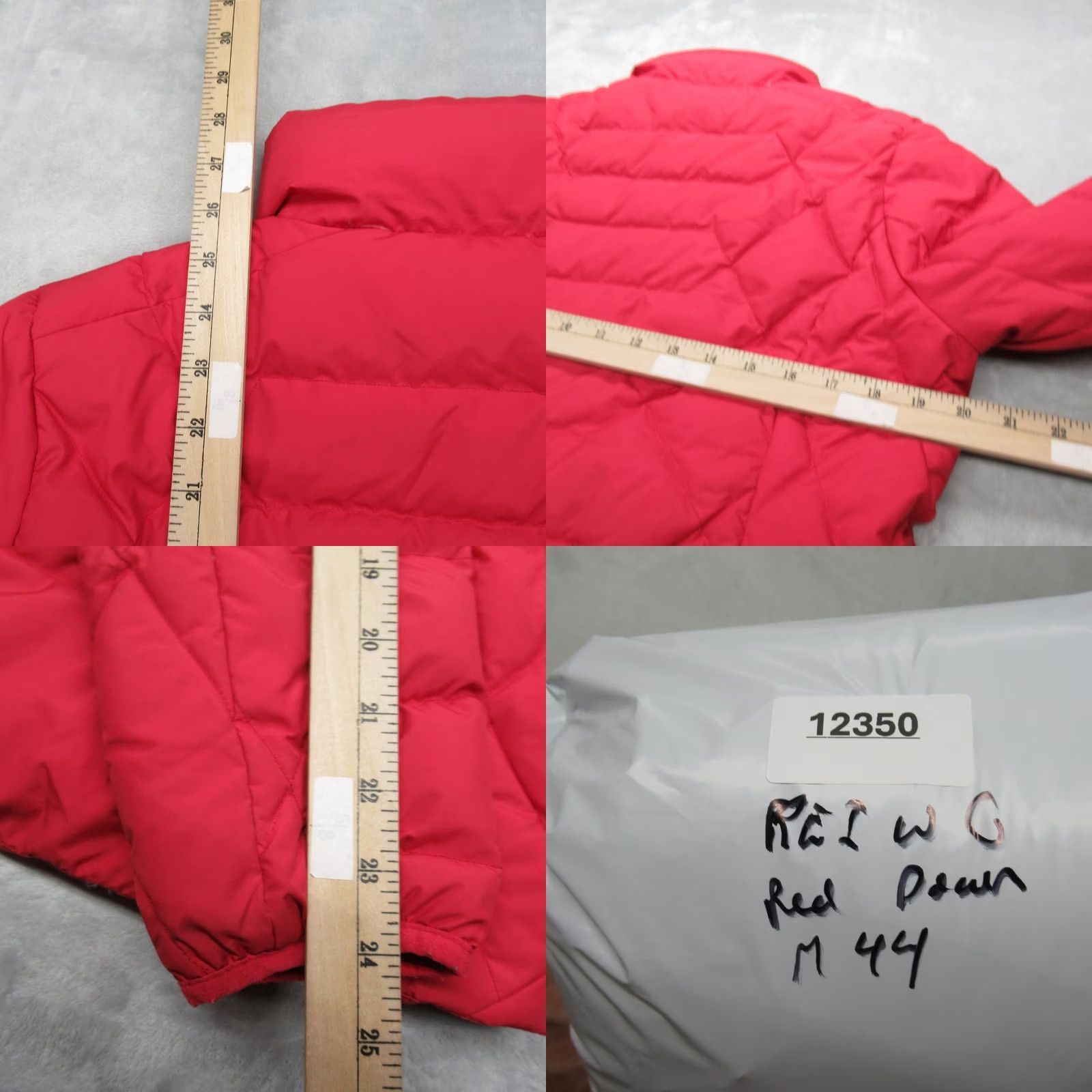 Vintage REI Co-op Down Jacket Womens Red Goose Puffer Lightweight Insulated Coat Winter Size M / US 6-8 / IT 42-44 - 9 Thumbnail