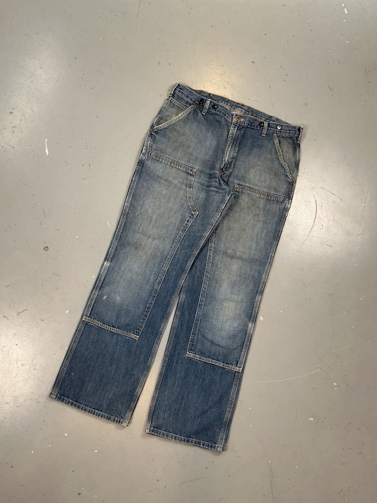 Carhartt × Vintage Rare vintage Carhartt b136 DST double knee denim Size US 40 / EU 56 - 2 Thumbnail