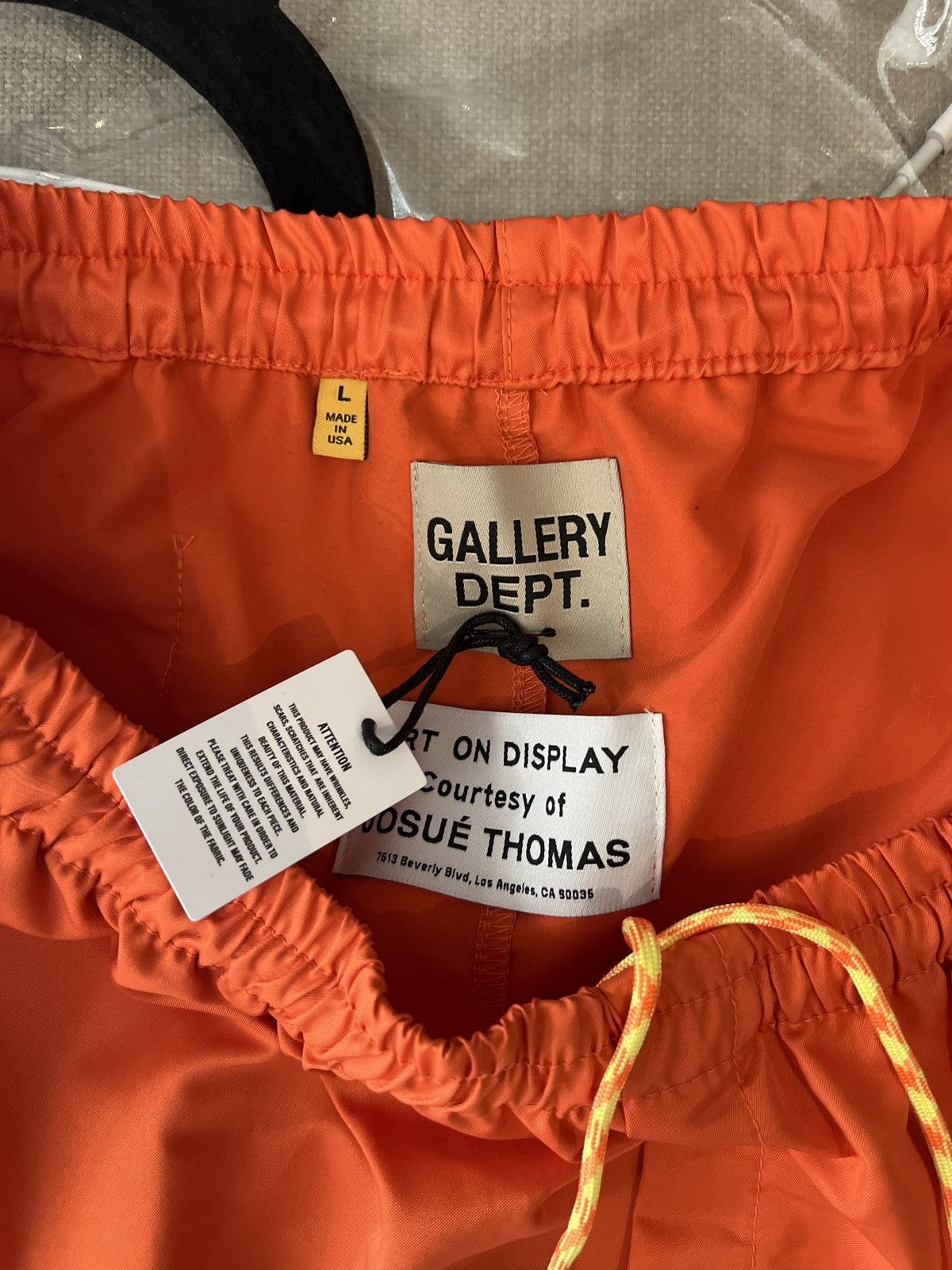 Gallery Dept. Gallery Dept. Zuma Nylon Shorts Orange Size US 32 / EU 48 - 3 Thumbnail