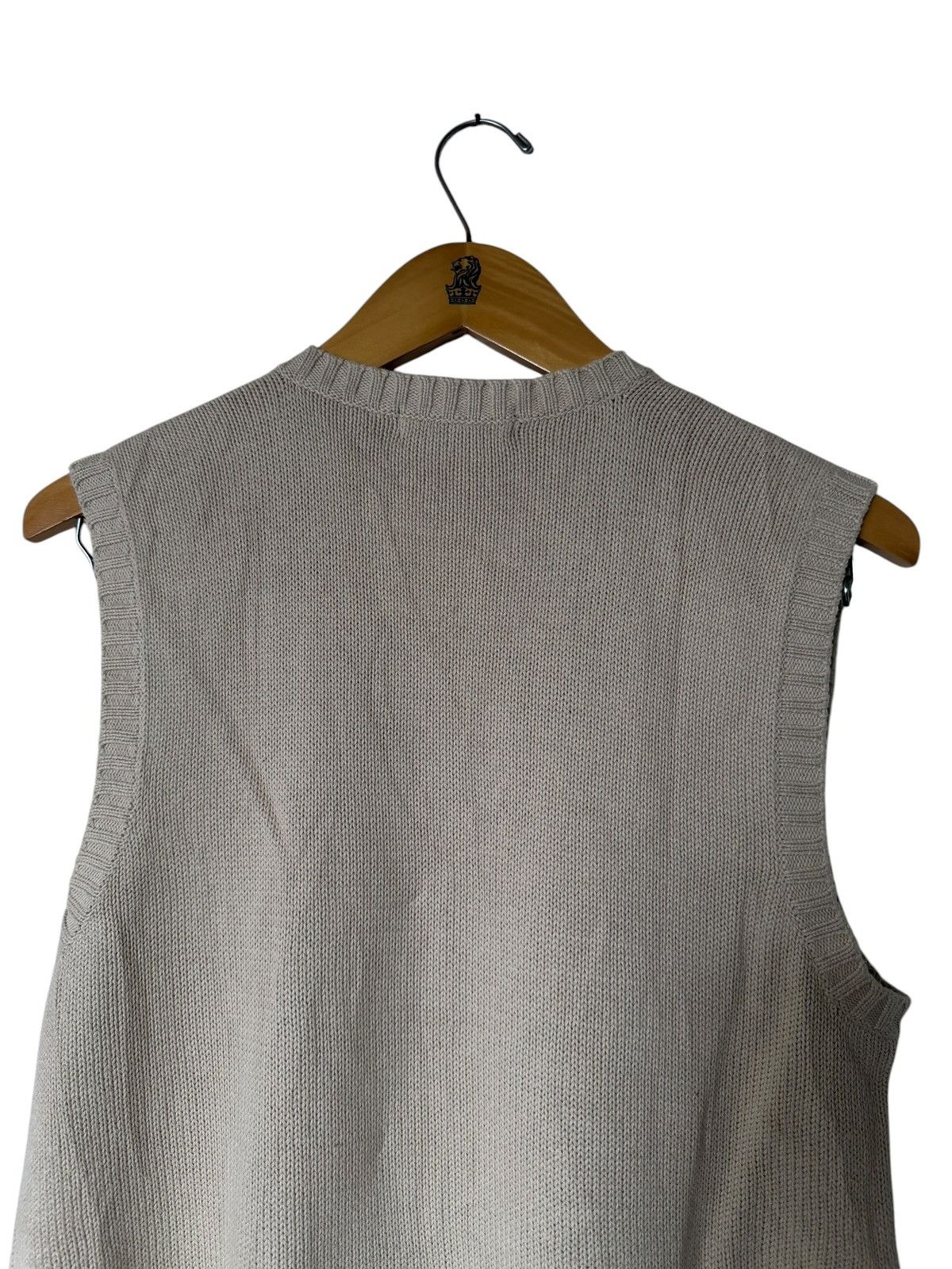 Playboy Vintage Playboy Cream Knitwear Sleveless Vest Size US M / EU 48-50 / 2 - 8 Thumbnail