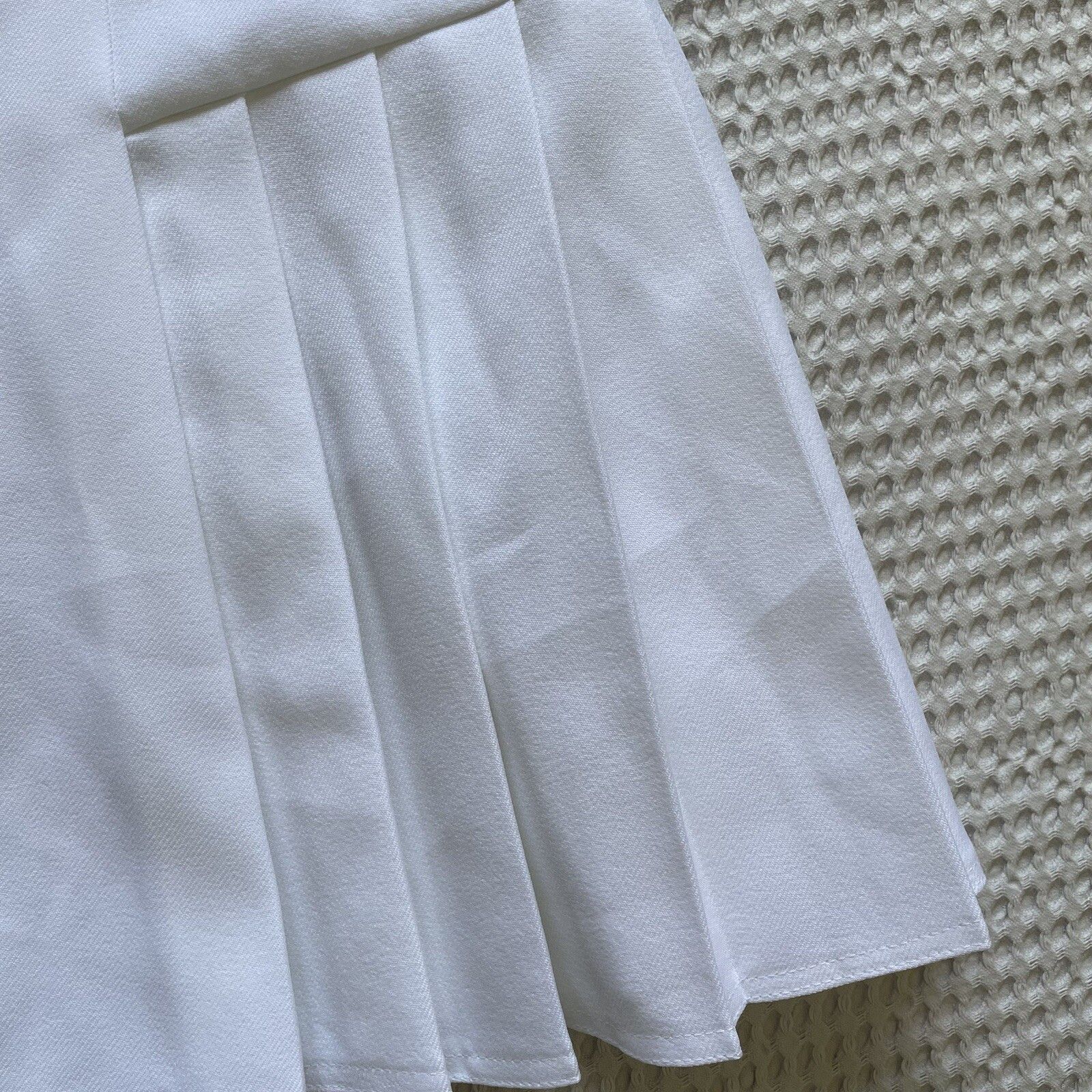 Adidas Vintage Adidas Originals Pleated Tennis Skirt White Size 20 Size 42" / US 20 - 3 Thumbnail