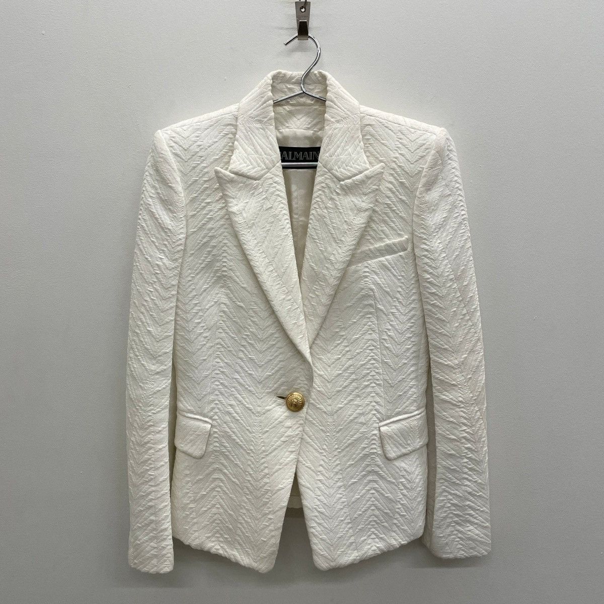 Balmain Balmain Paris Textured Embroidered Blazer Size XS / US 0-2 / IT 36-38 - 1 Thumbnail