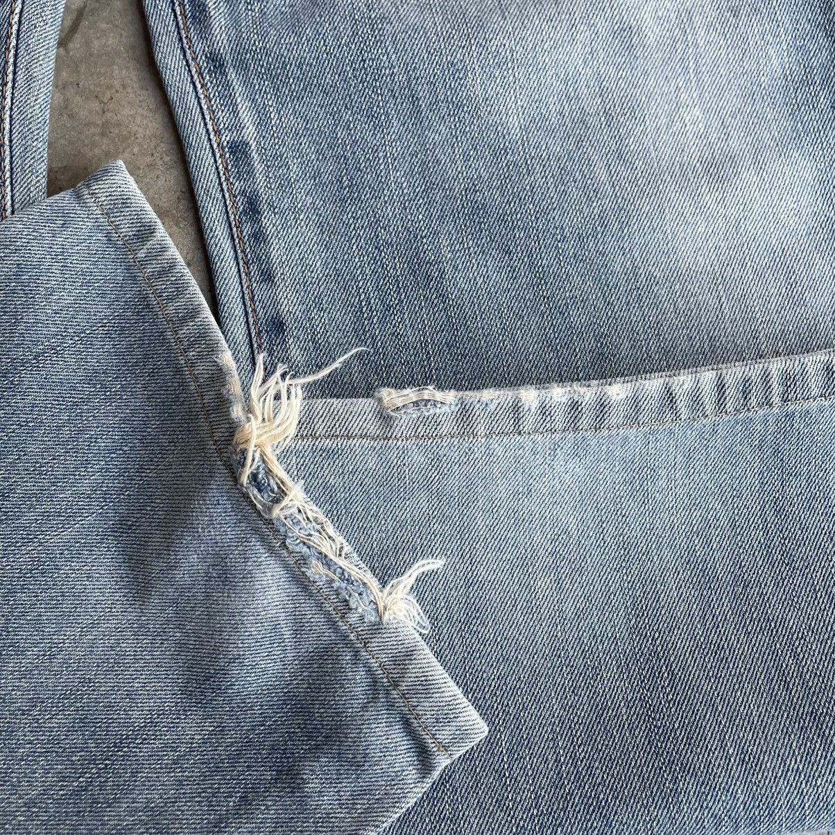 Edwin 🔥Vintage Edwin 403 Stoned Washed Distress Denim Jeans Size US 35 - 7 Thumbnail