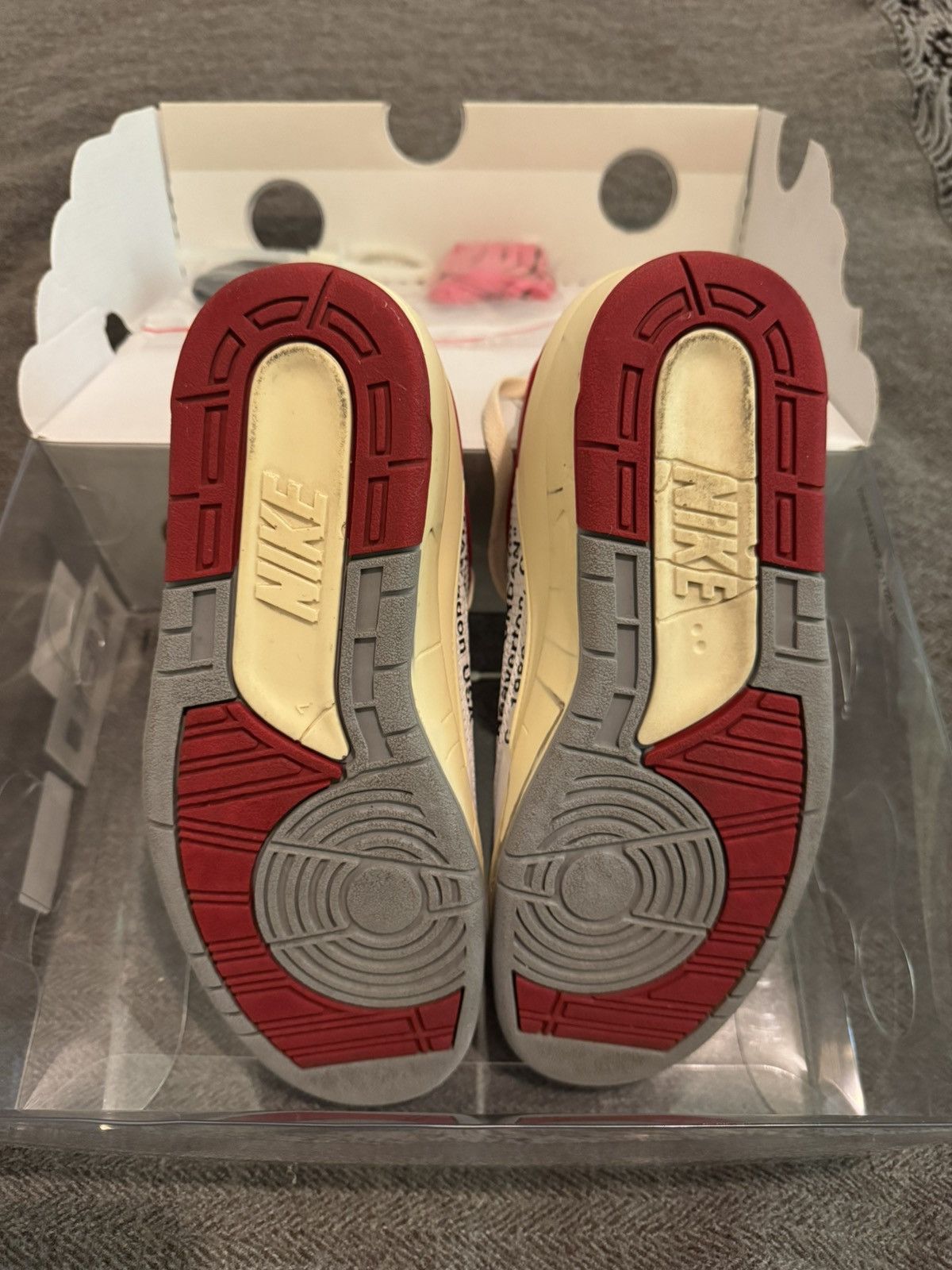 Jordan Brand × Off-White Off-White x Air Jordan 2 Retro Low SP 'White Varsity Size US 7 / EU 40 - 3 Thumbnail