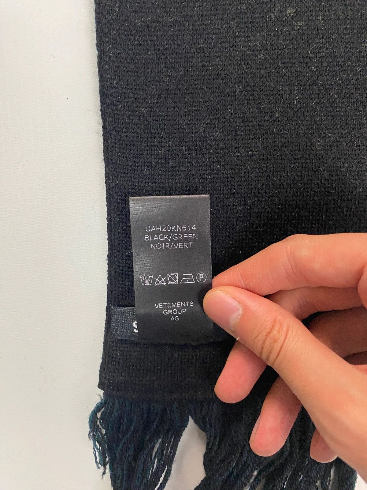 Vetements Vetements Hahaha Authorization Required Runway Scarf Size ONE SIZE - 7 Thumbnail
