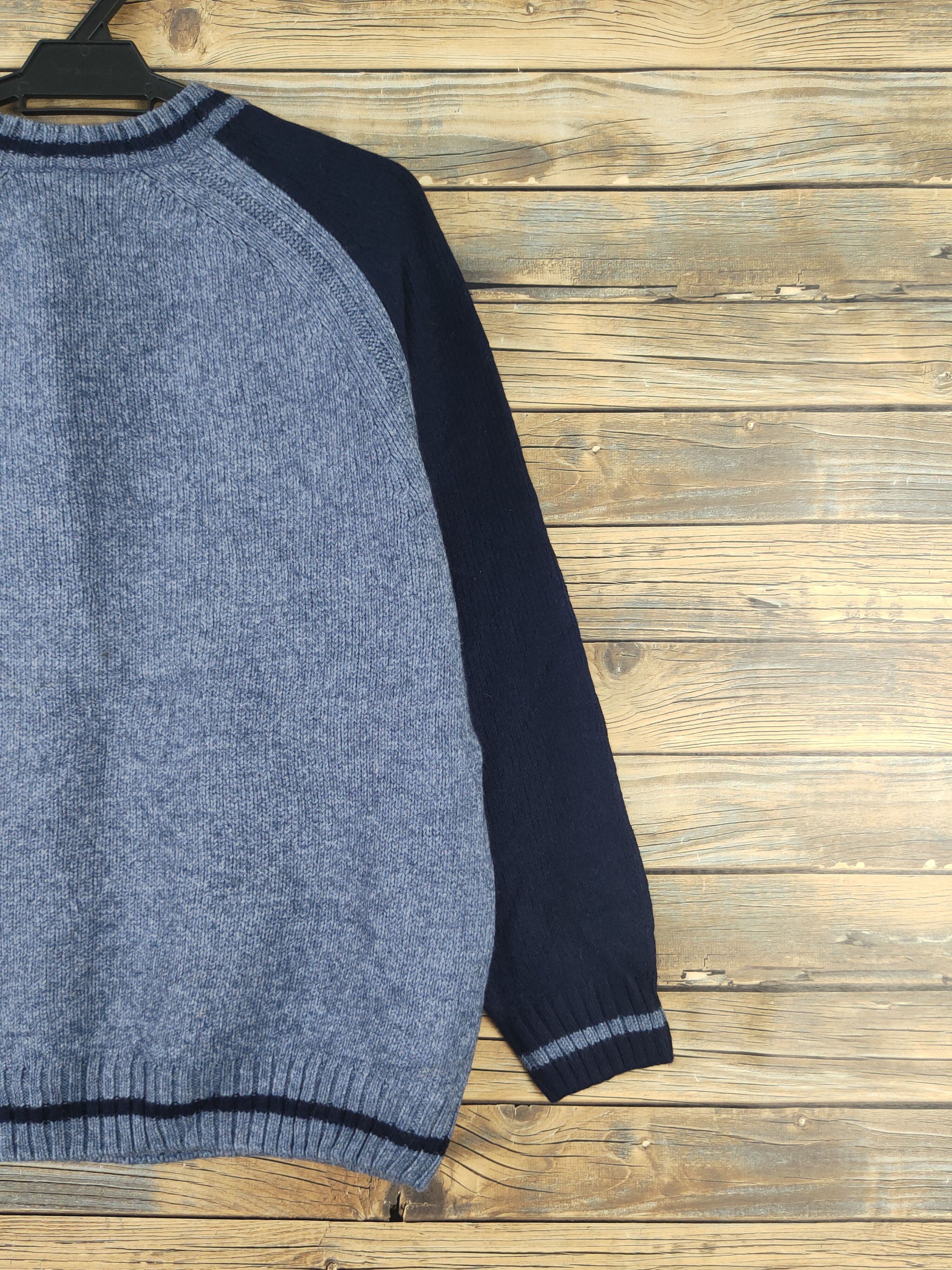 Vintage Lacoste vintage Blue Knitwear Sweatshirts #W1747 Size US M / EU 48-50 / 2 - 9 Thumbnail