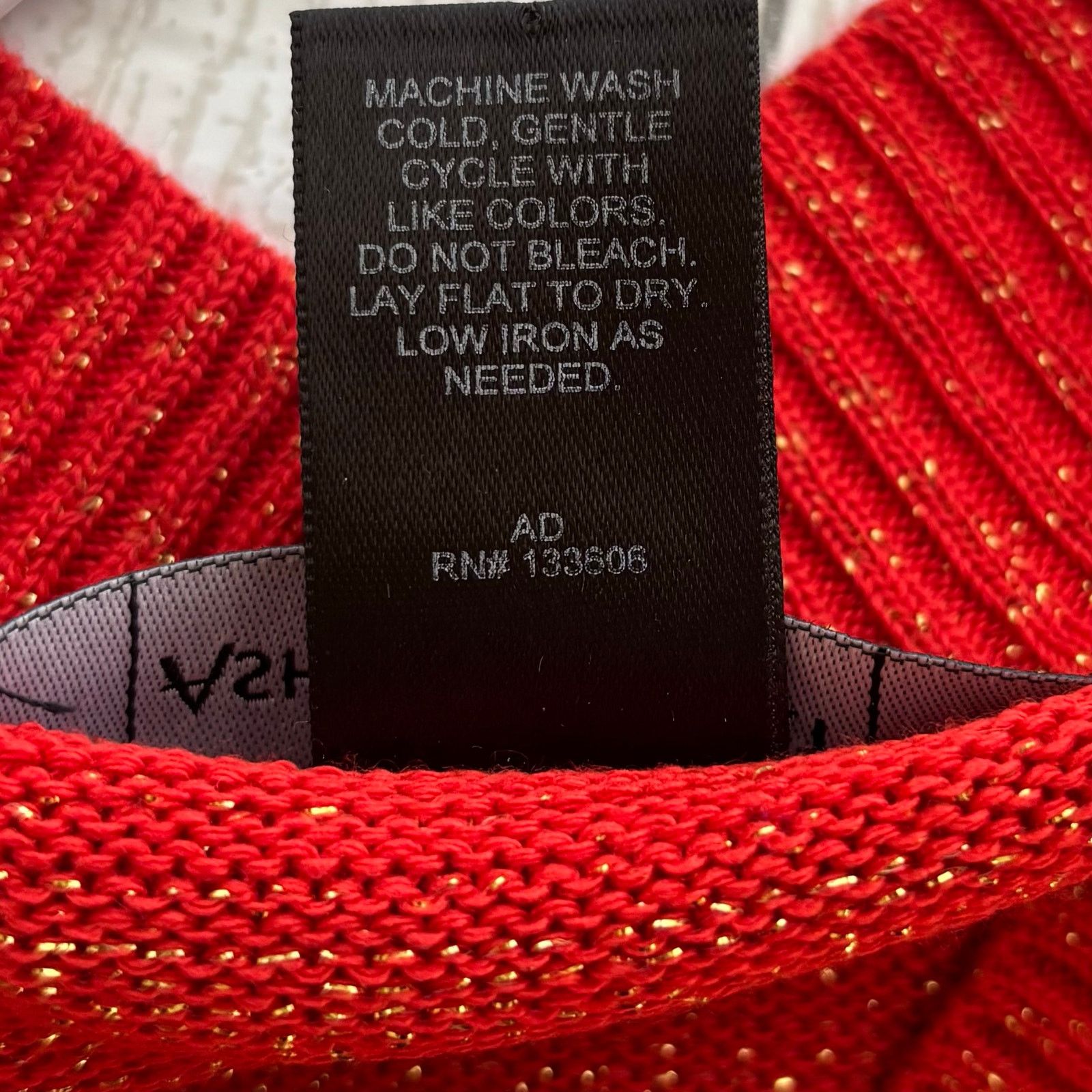 Other Ashley Stewart Red with Gold Shimmer Shrug Size 14 16 Size XL / US 12-14 / IT 48-50 - 6 Thumbnail
