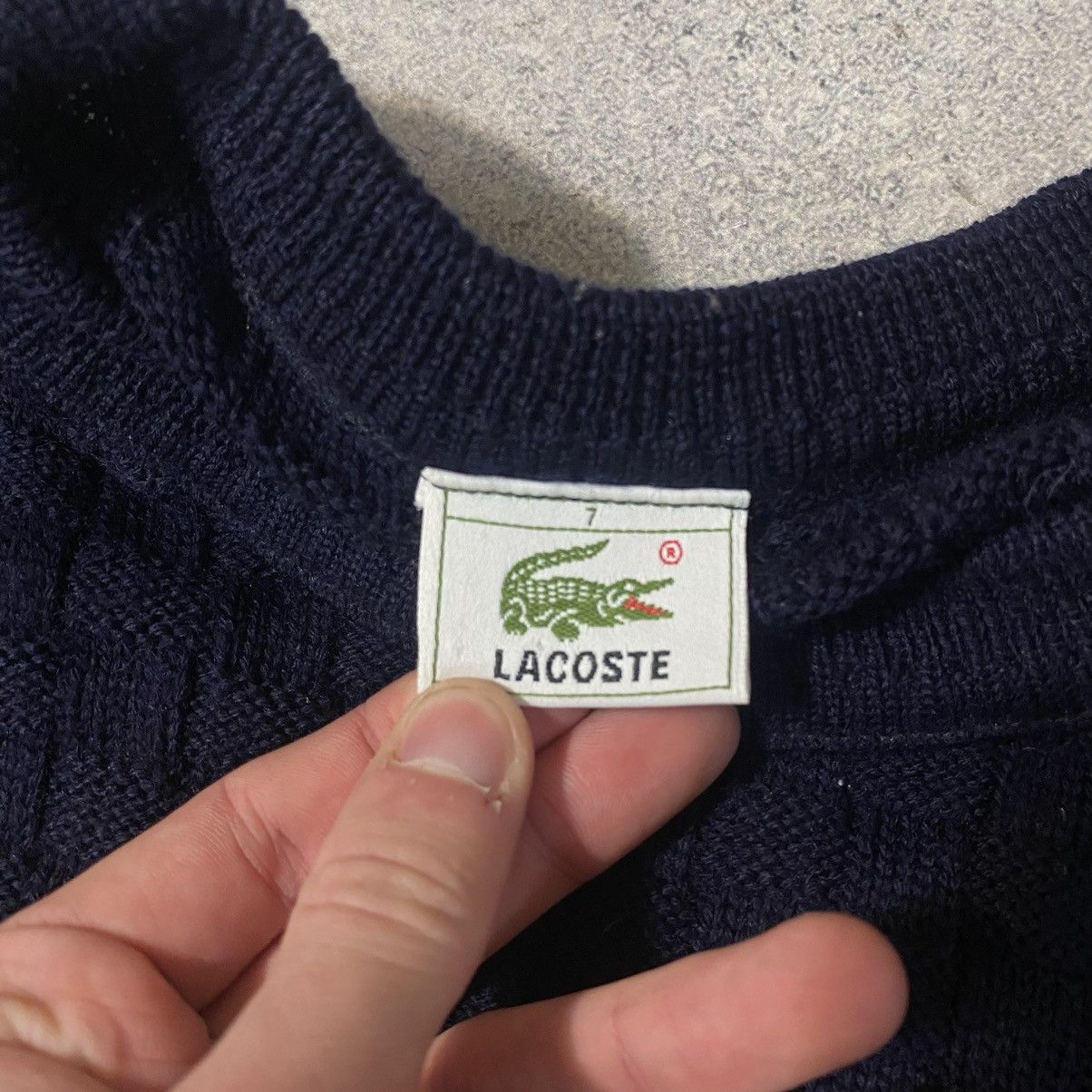 Lacoste Vintage Lacoste Sweater Wool Knit Baggy 90s Size US XXL / EU 58 / 5 - 6 Thumbnail