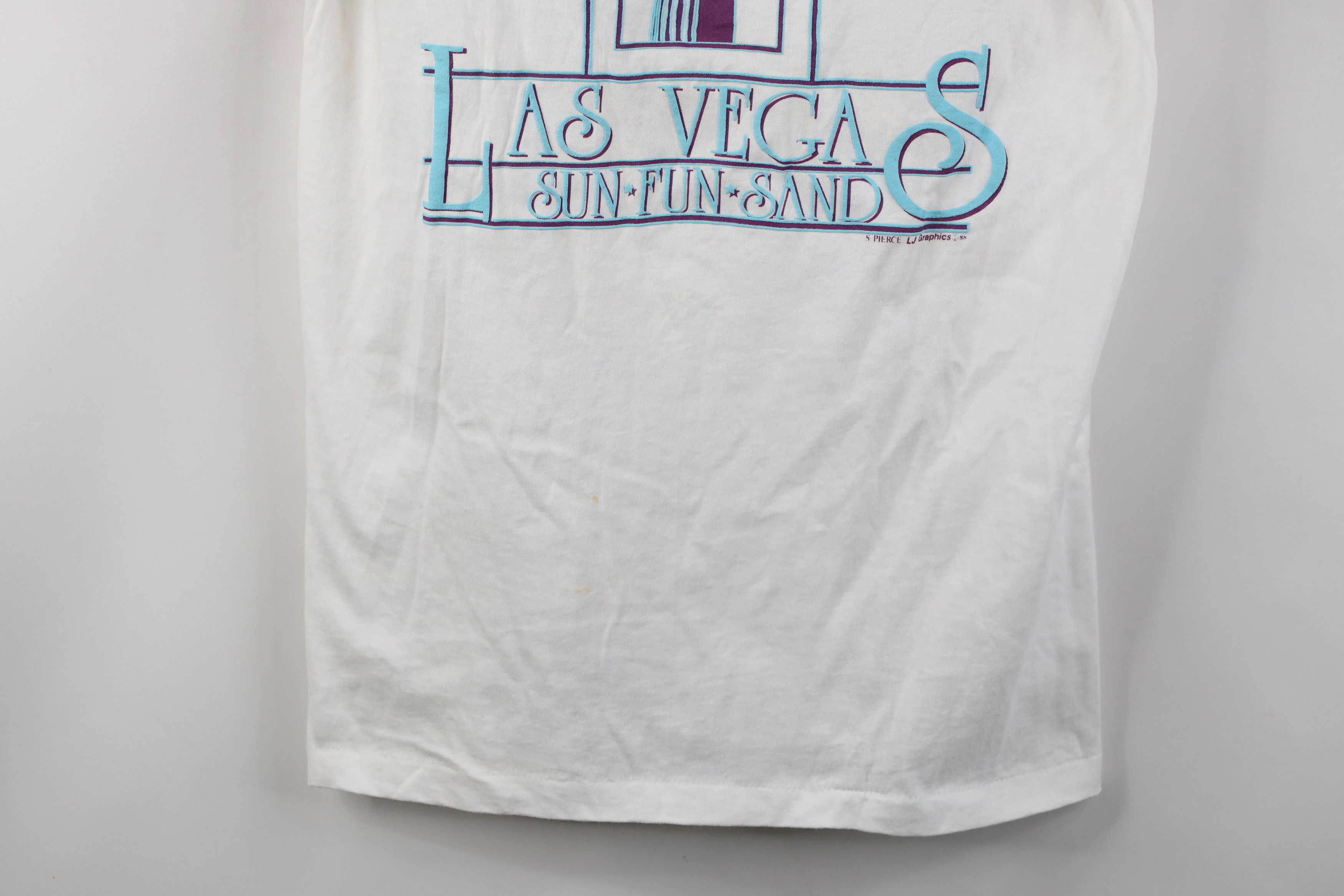 Vintage Vintage 90s Streetwear Sun Fun Sand Cactus T-Shirt White USA Size US M / EU 48-50 / 2 - 3 Thumbnail