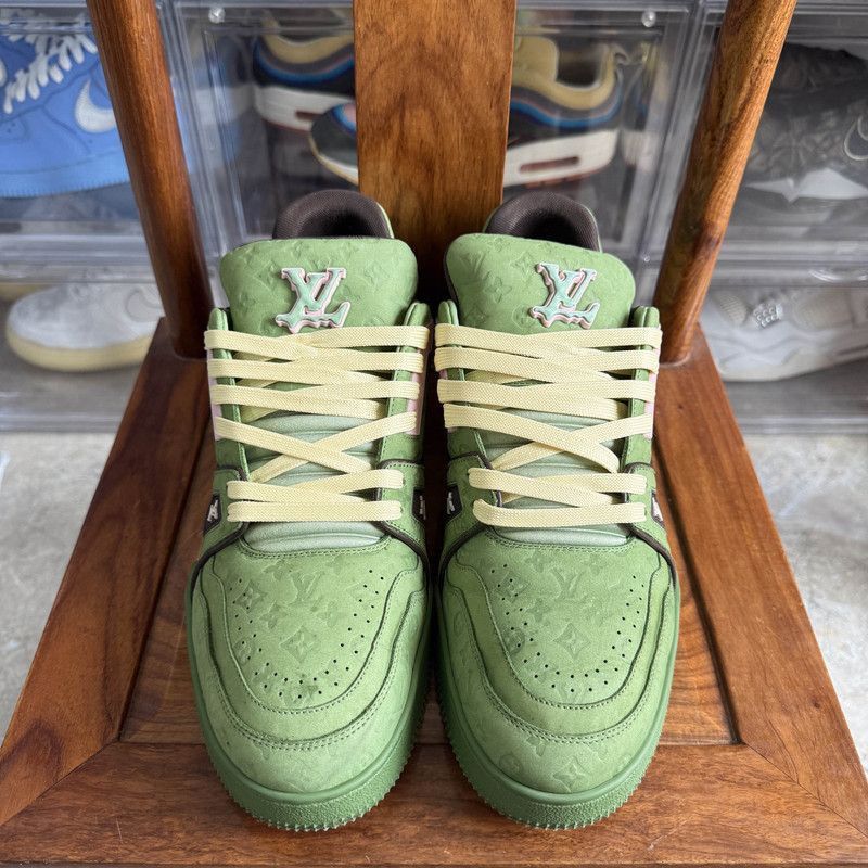 Louis Vuitton Tyler x Louis Vuitton Green Trainer Sneakers -2508 Size US 8 / EU 41 - 1 Thumbnail