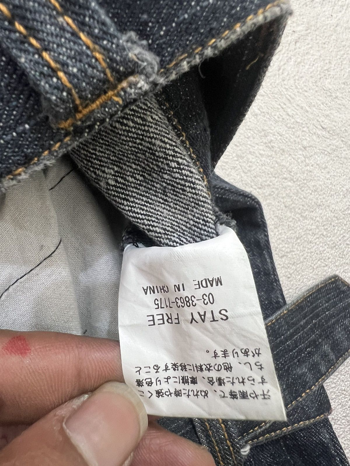 Number (N)ine 2000s Hysteric Poem Ifsix Bondage Double Waist Jeans y2k Lgb Size US 30 / EU 46 - 8 Thumbnail