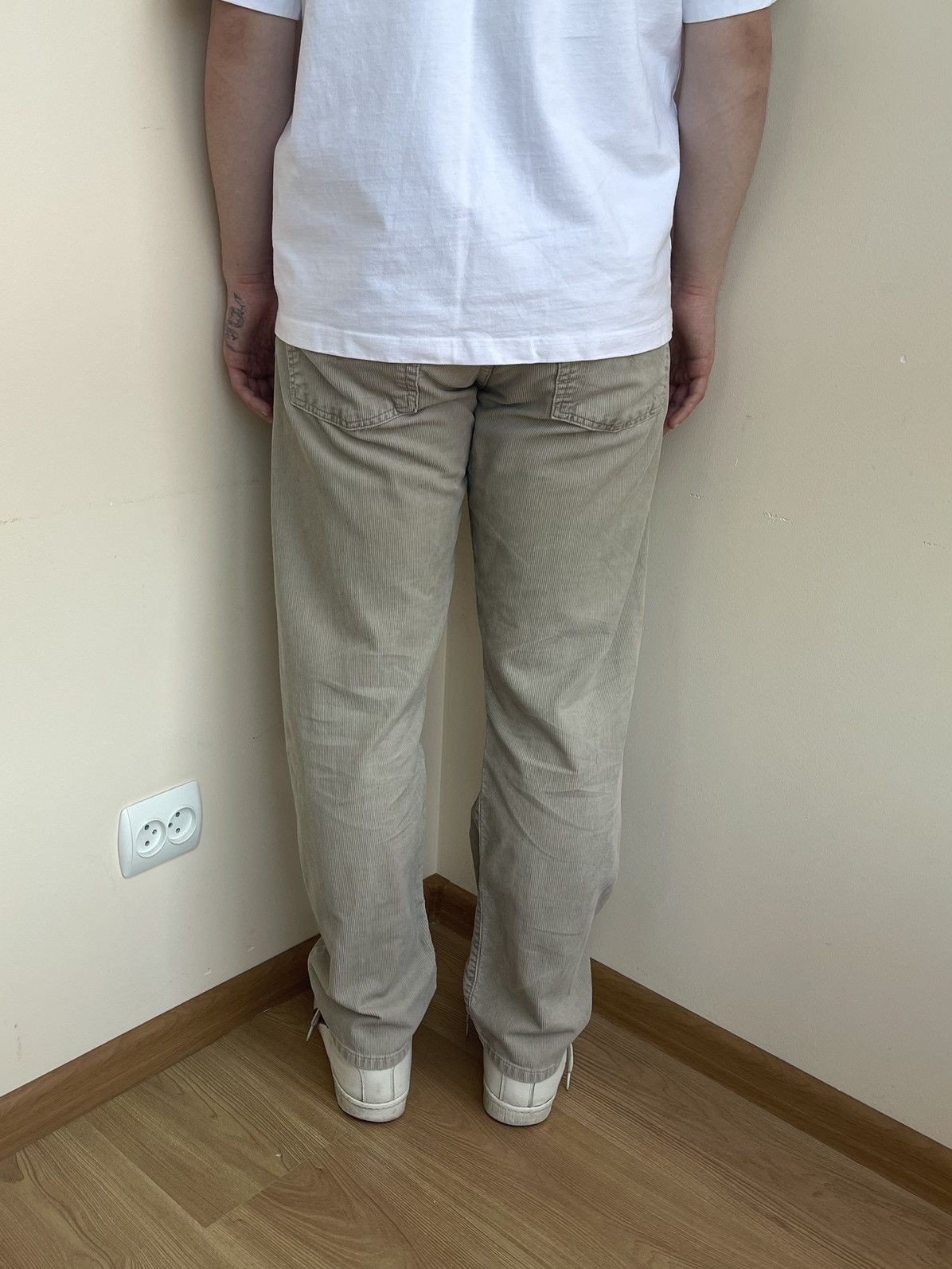 Levi's 521 Regular Tapered Fit Corduroy 5 Pocket Jeans Pants 2000s Size US 30 / EU 46 - 5 Thumbnail