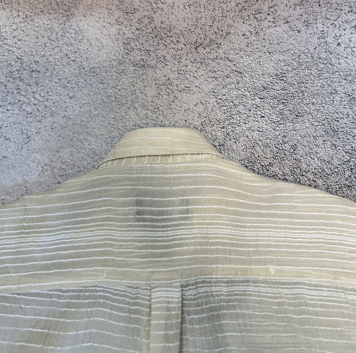 Versace Versace Classic Men Short Sleeve Logo Shirt Striped Viscose Size US M / EU 48-50 / 2 - 8 Thumbnail
