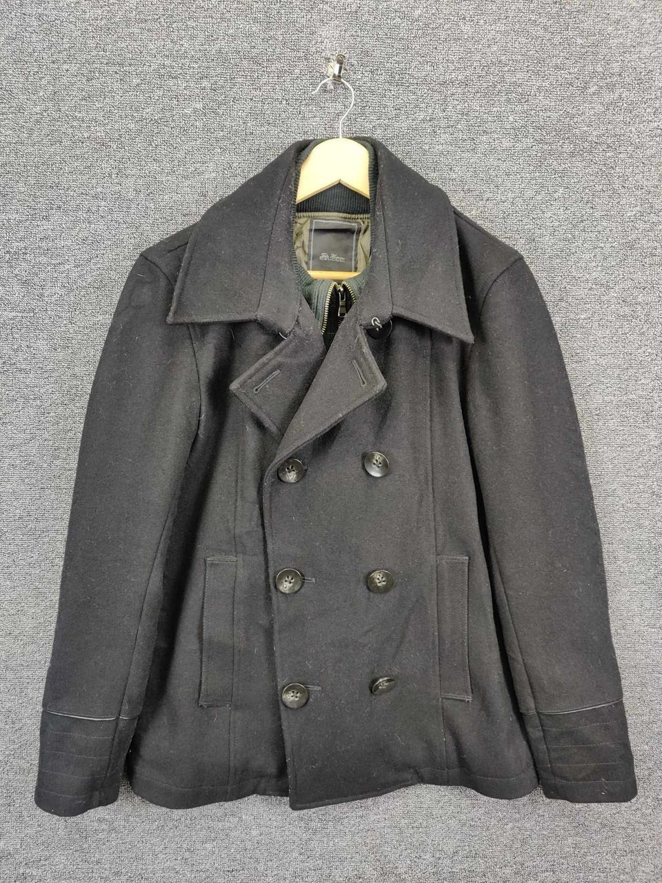 Vintage Homme Issey Miyake Wool Double Breasted Coat