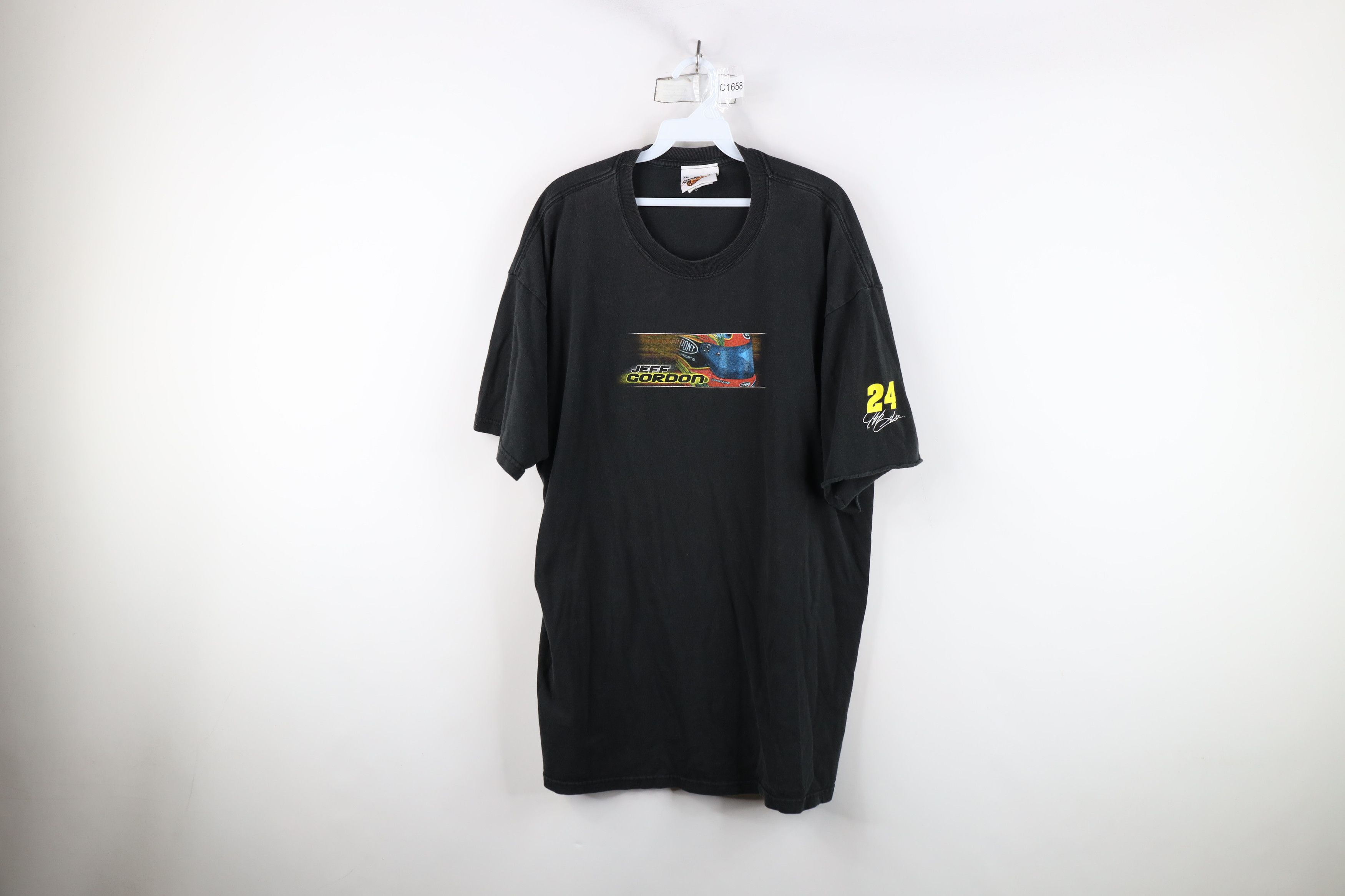 NASCAR × Vintage Vintage Y2K 2003 Nascar Jeff Gordon Racing T-Shirt Black Size US XXL / EU 58 / 5 - 1 Thumbnail