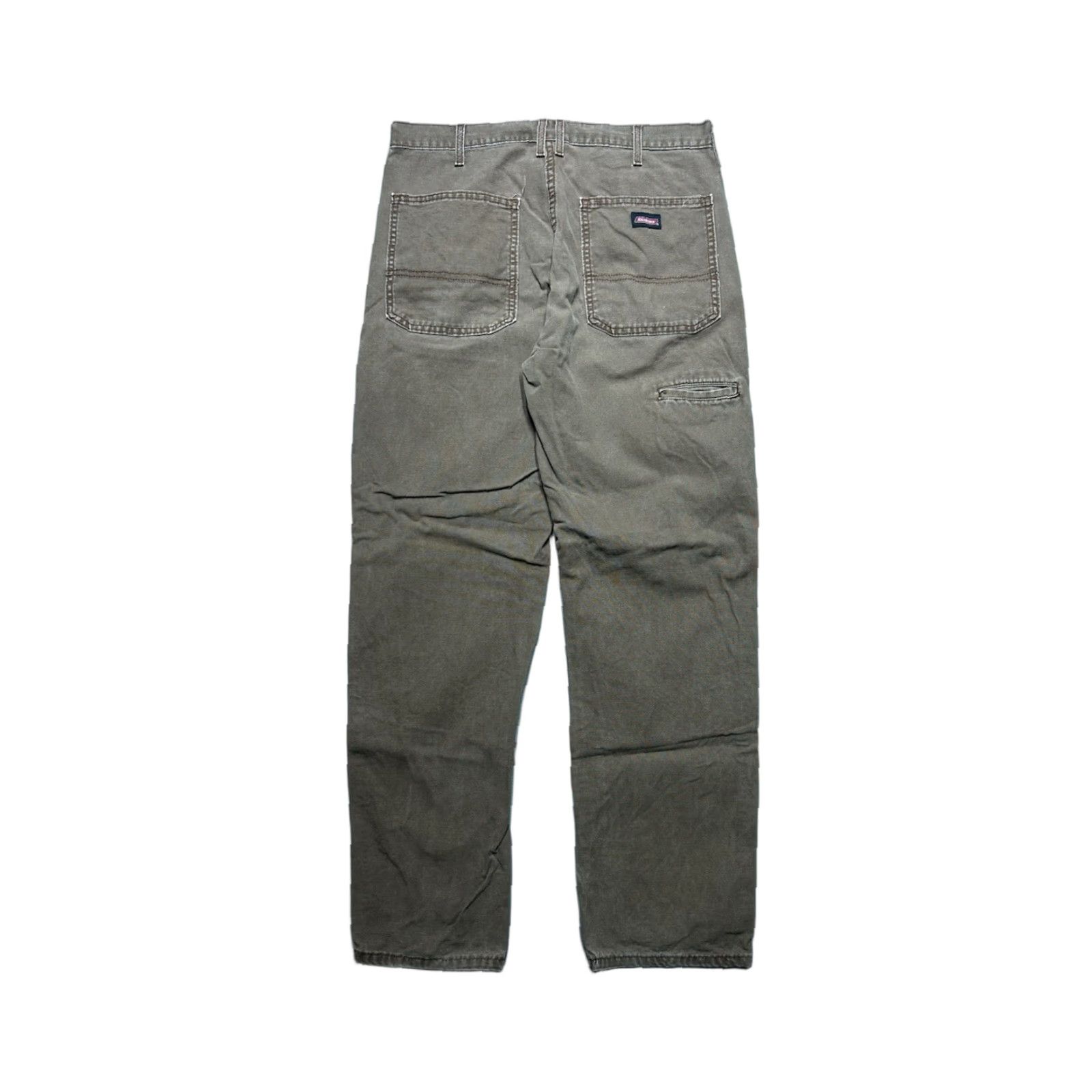 Dickies VINTAGE Dickies Canvas Carpenter Pants Tan Brown Workwear Baggy 34x33 Mens Pants Size US 34 / EU 50 - 1 Thumbnail